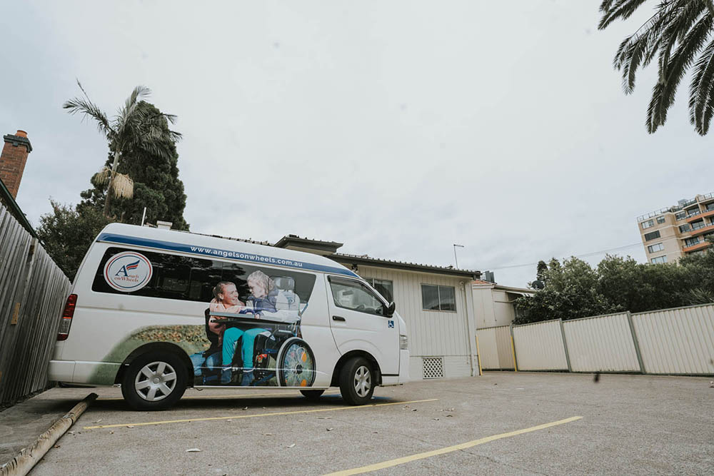 Mina House, Angels On Wheels