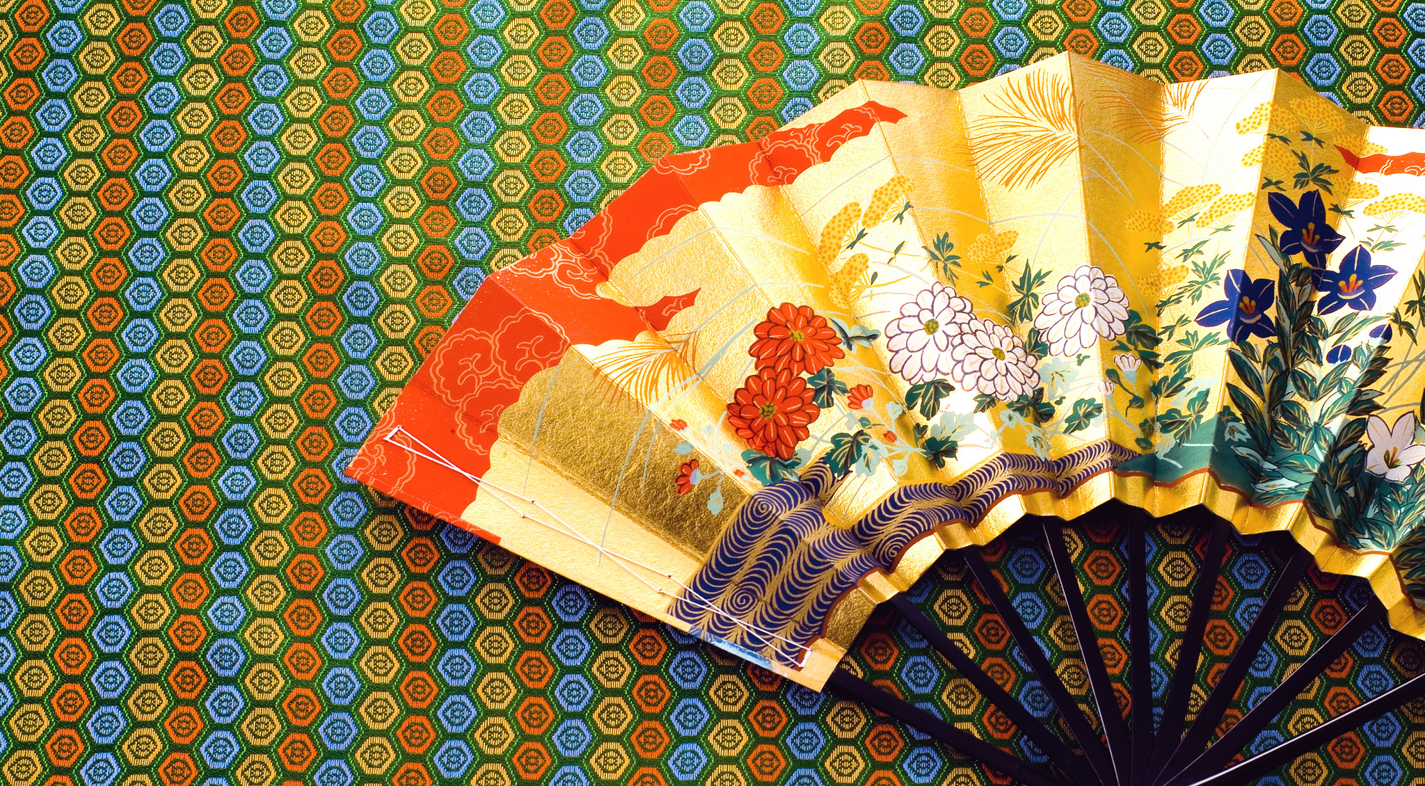 Japanese paper fans/ Dominic&#8217;s Birthday/ Swimming, Angels On Wheels