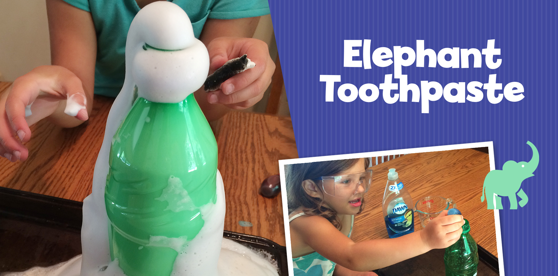 Making elephant toothpaste/ Flower-making/ Swimming, Angels On Wheels