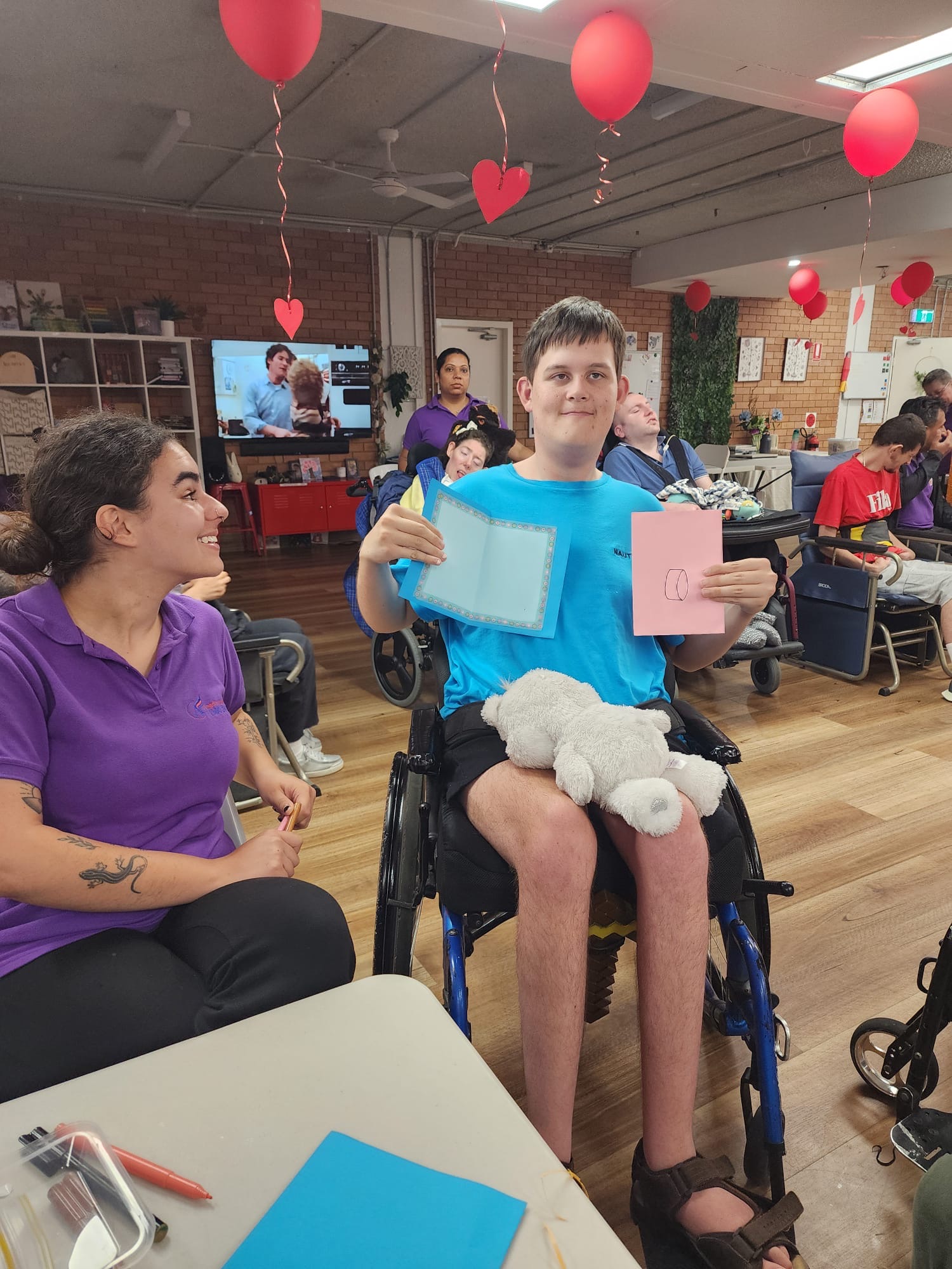 Valentine’s Day Arts & Craft, Angels On Wheels