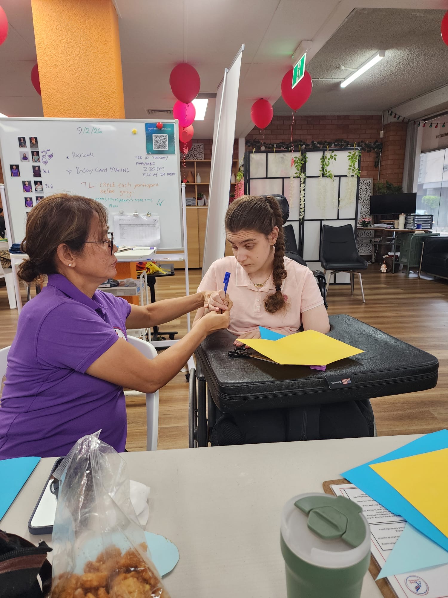 Valentine’s Day Arts & Craft, Angels On Wheels