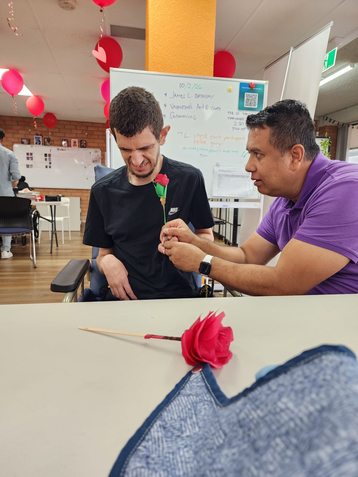 Valentine’s Day Arts & Craft, Angels On Wheels