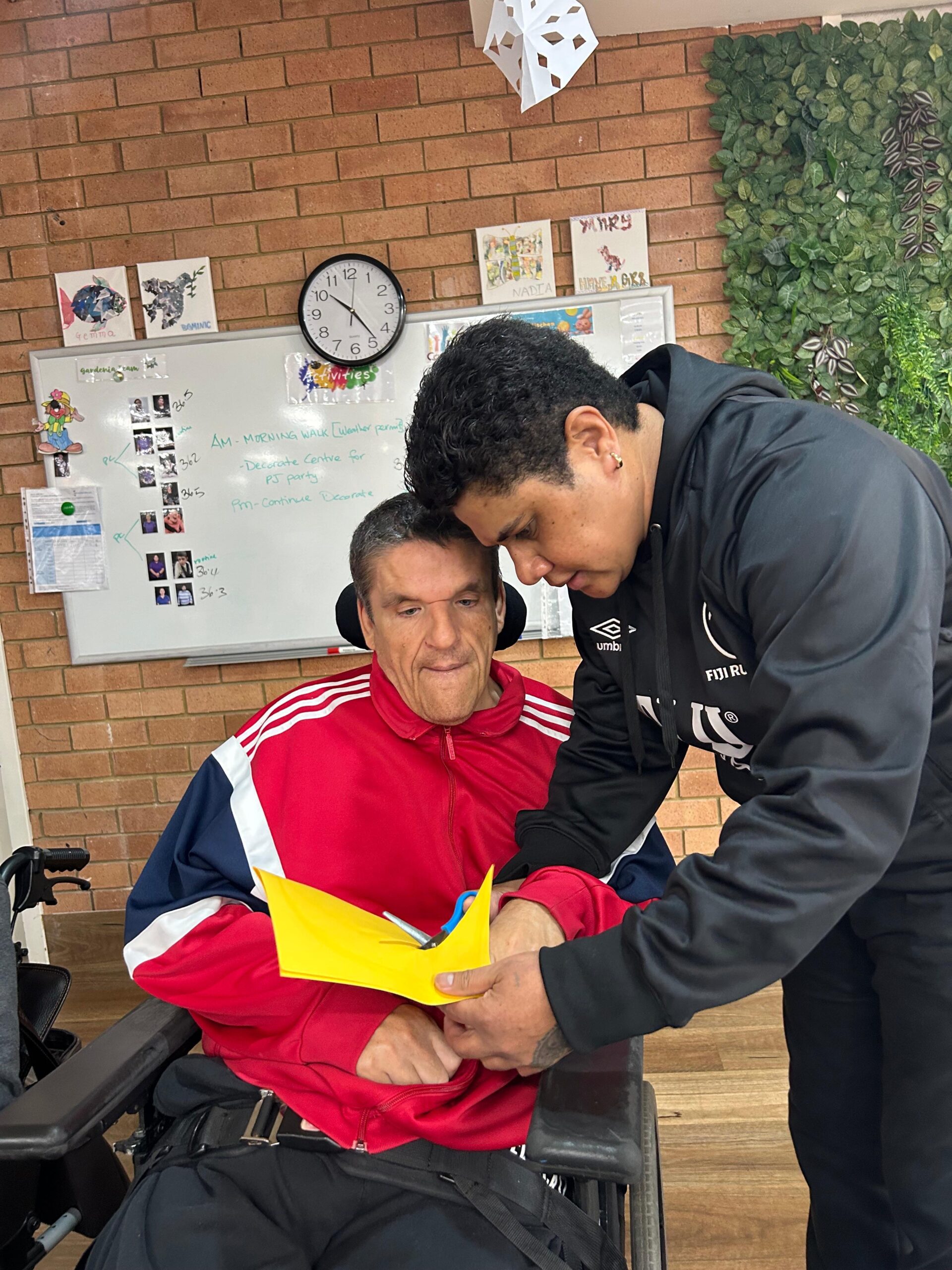 Swimming/Morning Walk/Decorating Centre, Angels On Wheels