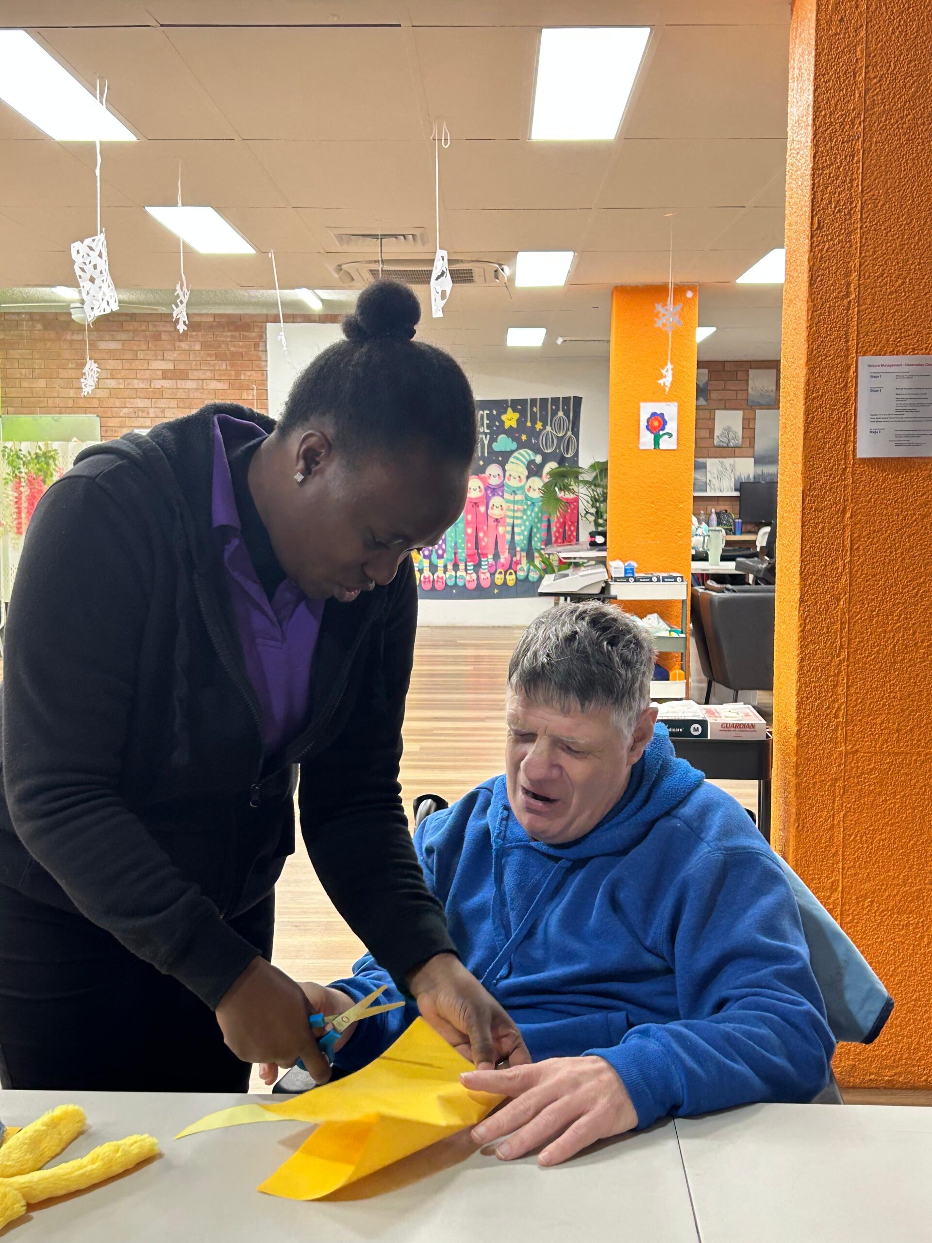 Swimming/Morning Walk/Decorating Centre, Angels On Wheels