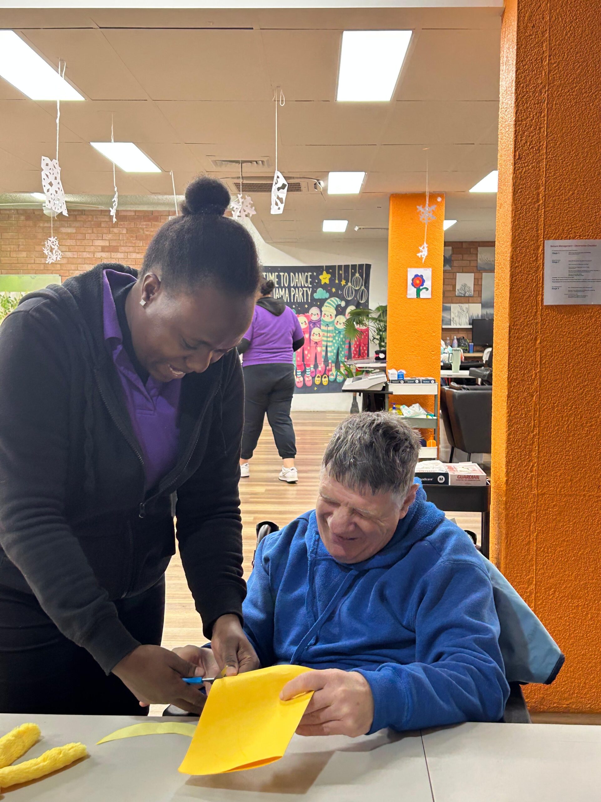 Swimming/Morning Walk/Decorating Centre, Angels On Wheels