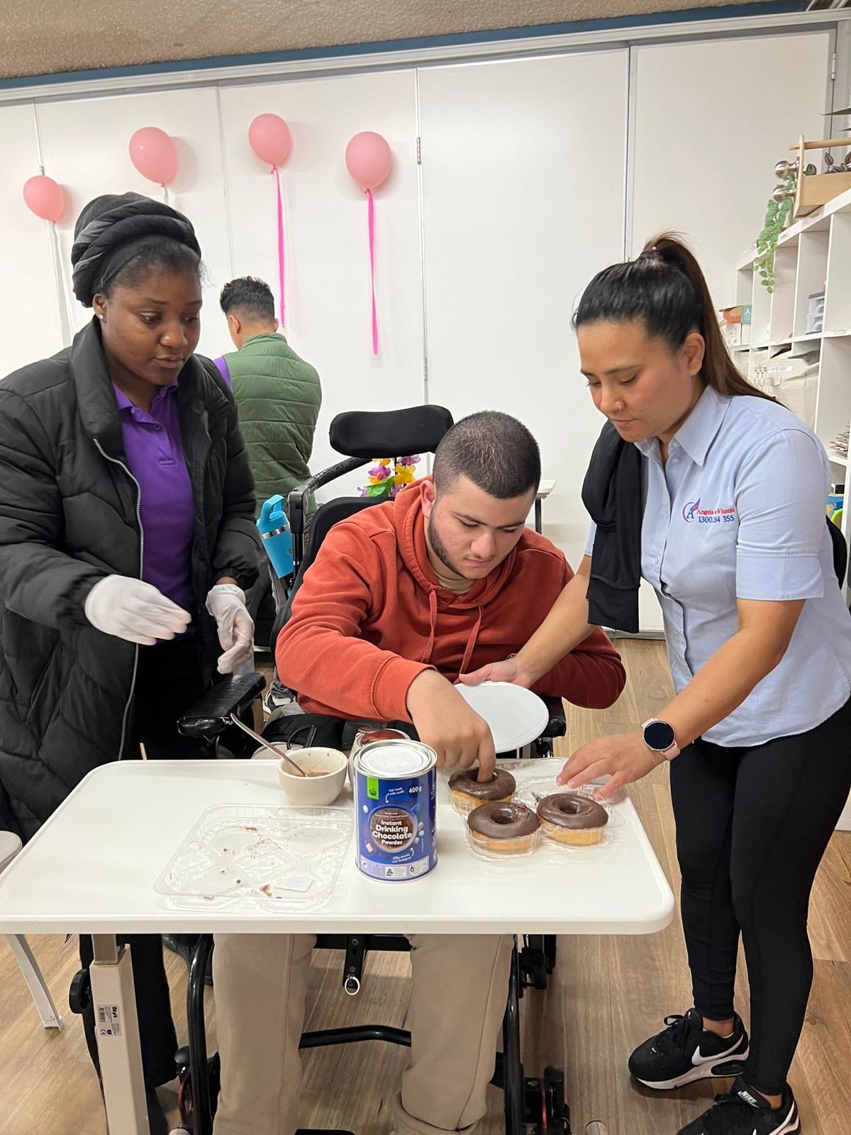 Van Cleaning/Int Donut Day/Swimming, Angels On Wheels