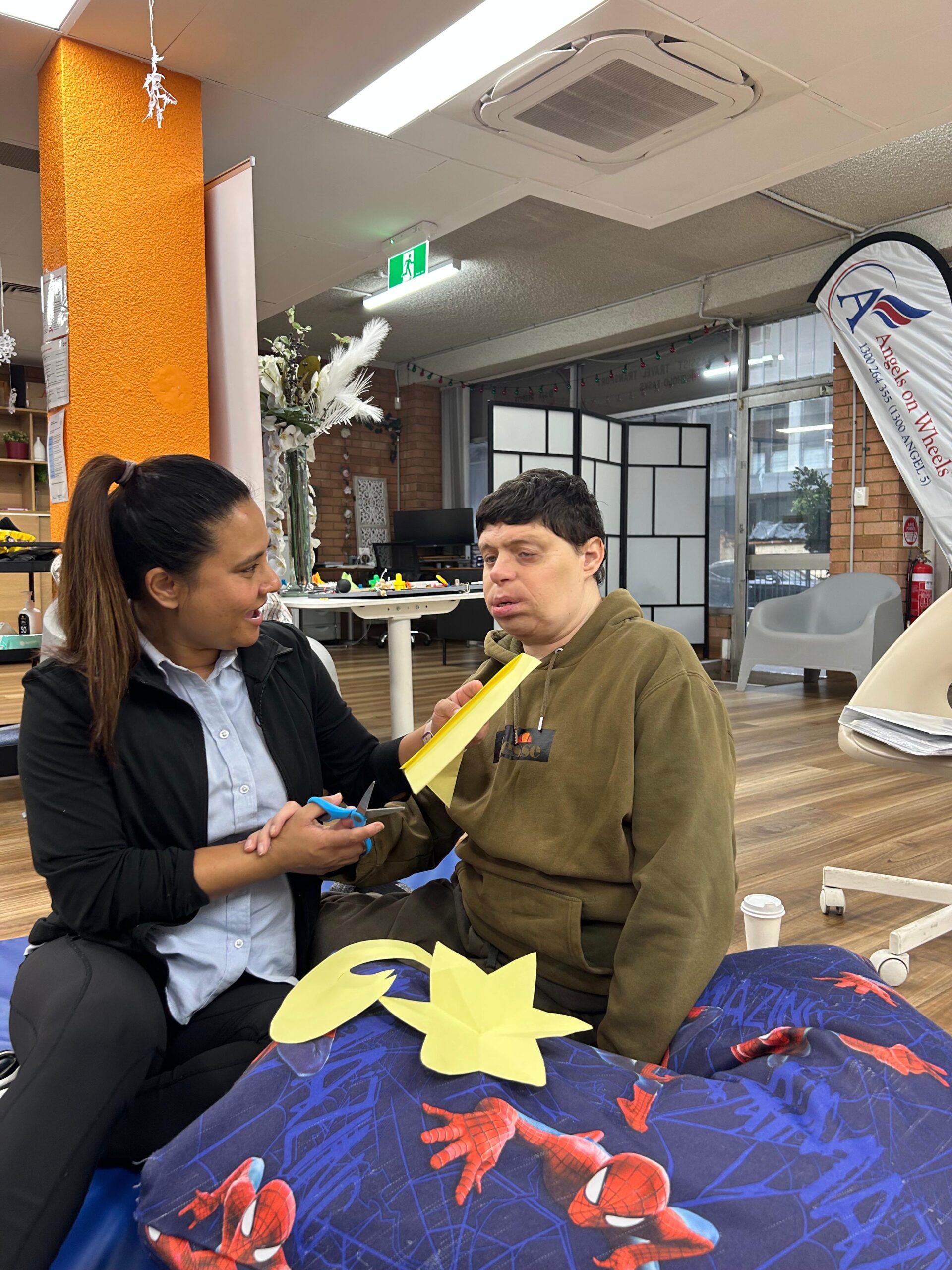 Swimming/Morning Walk/Decorating Centre, Angels On Wheels