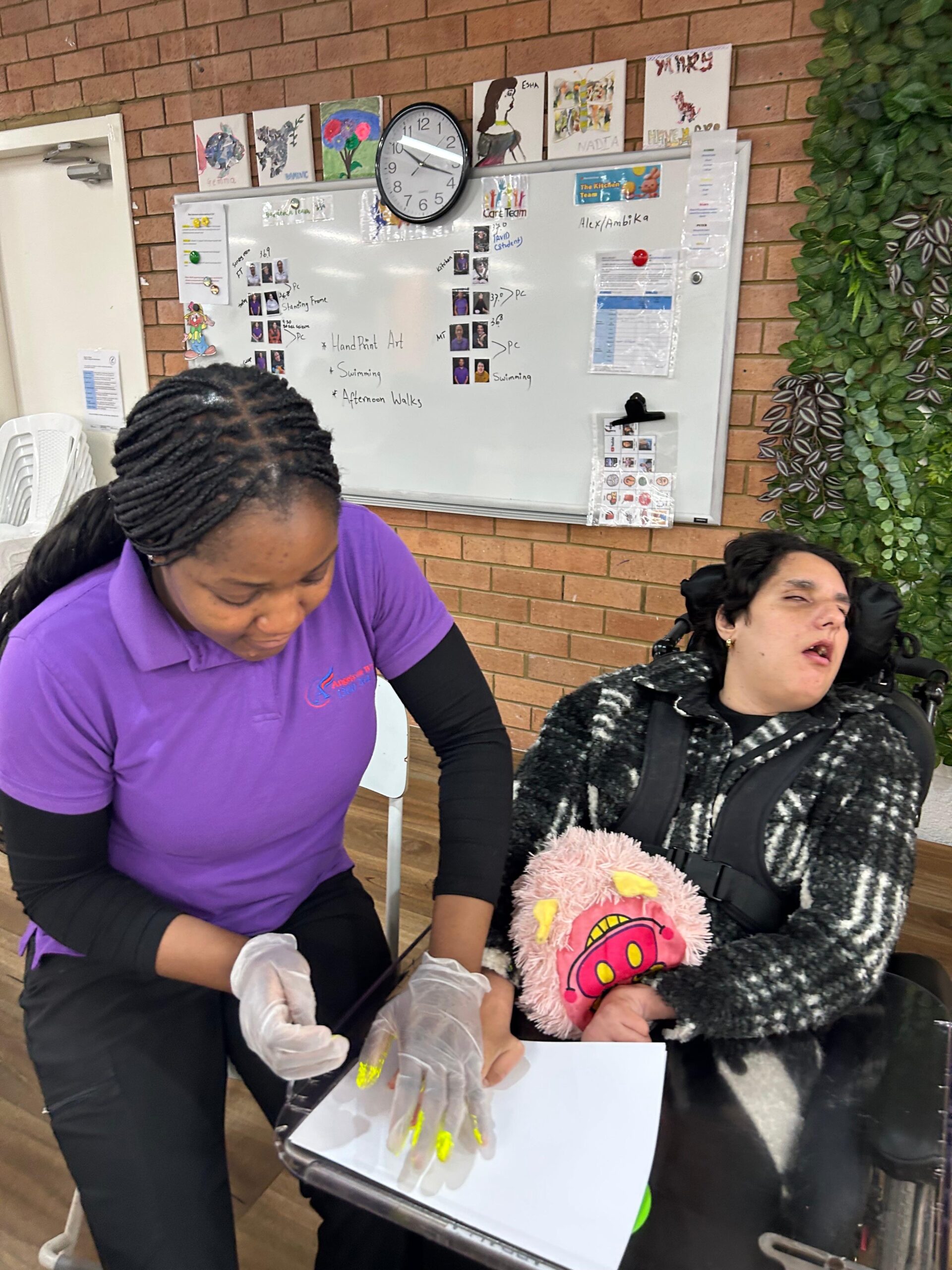 Handprint Art, Angels On Wheels