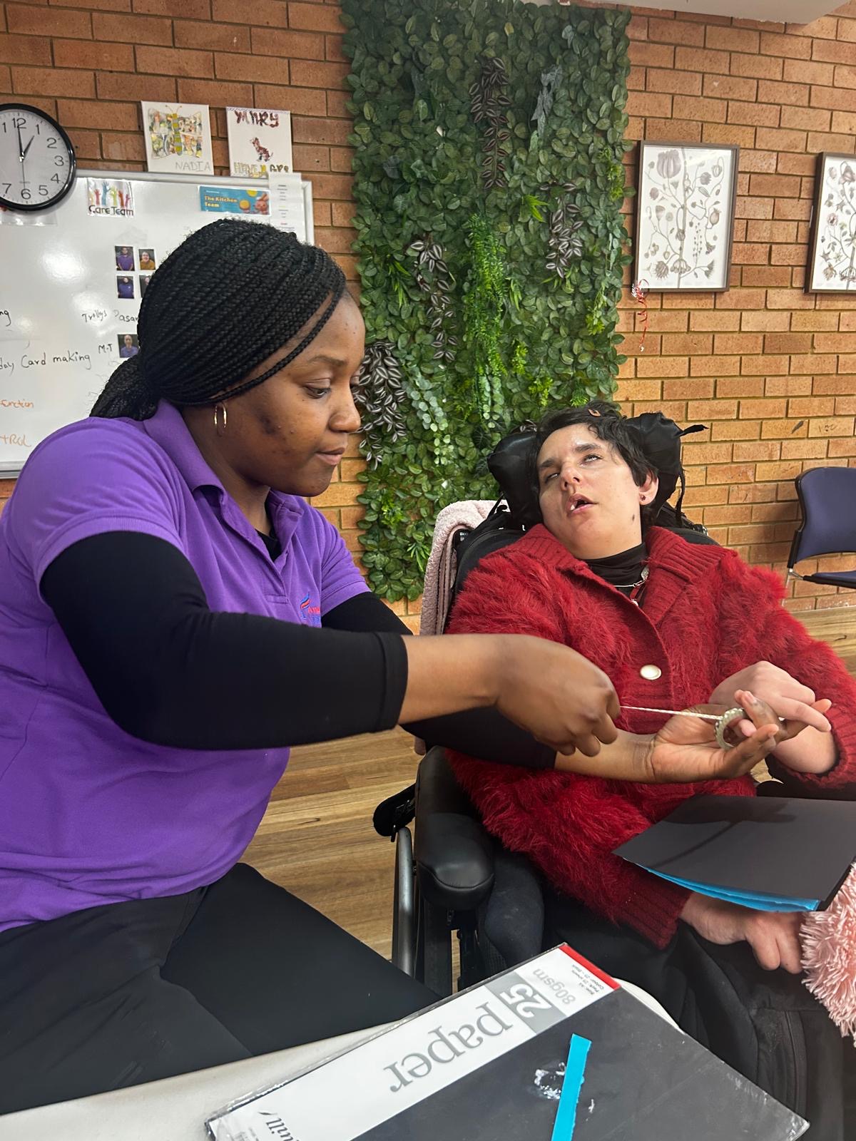 Birthday Card Making, Angels On Wheels