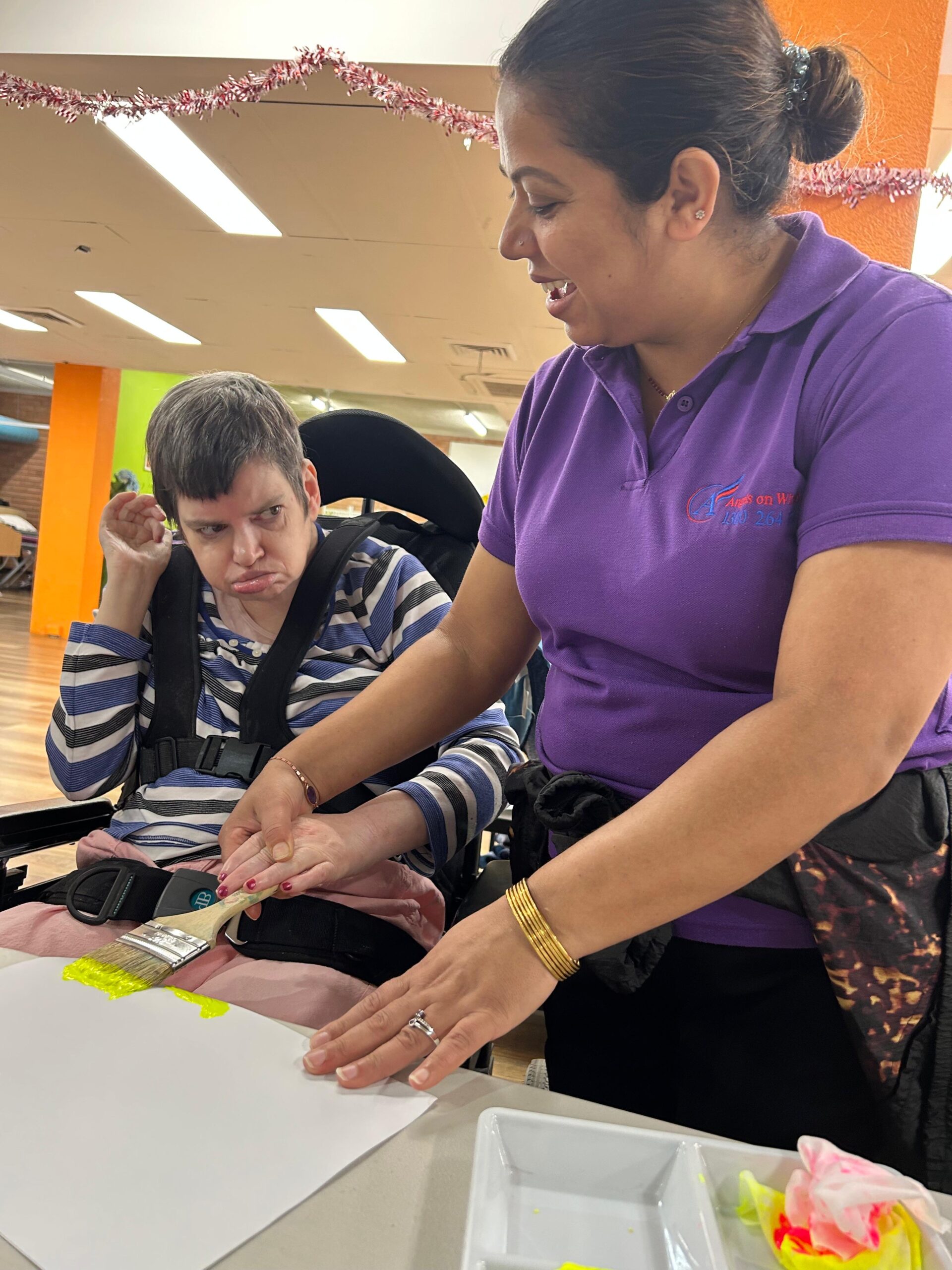 Handprint Art, Angels On Wheels