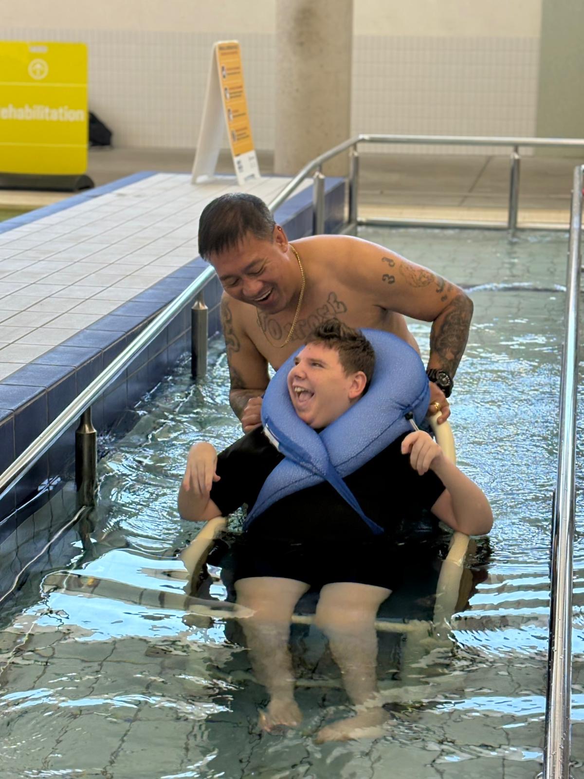 Swimming, Angels On Wheels