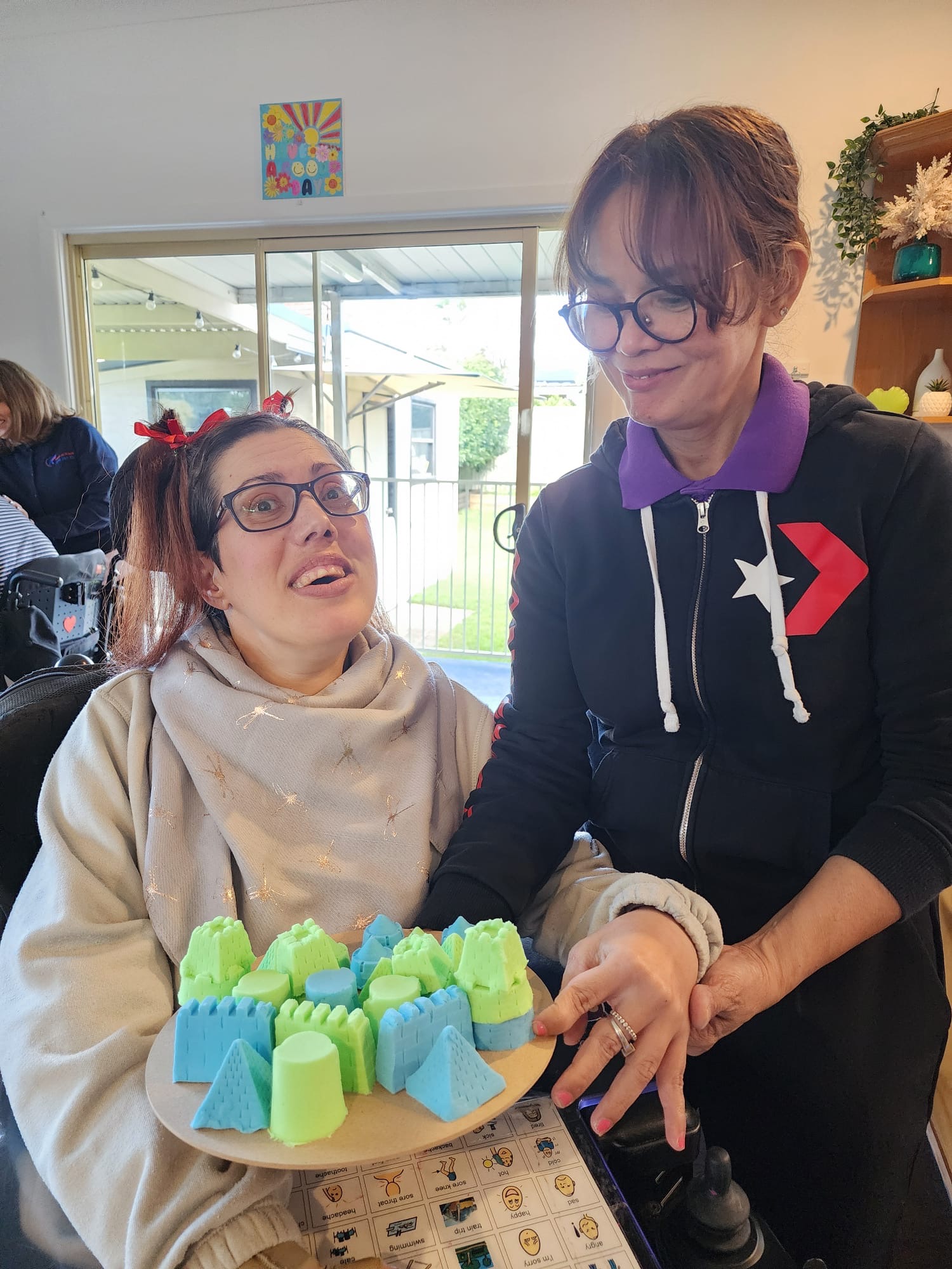 Making Kinetic Sand, Angels On Wheels