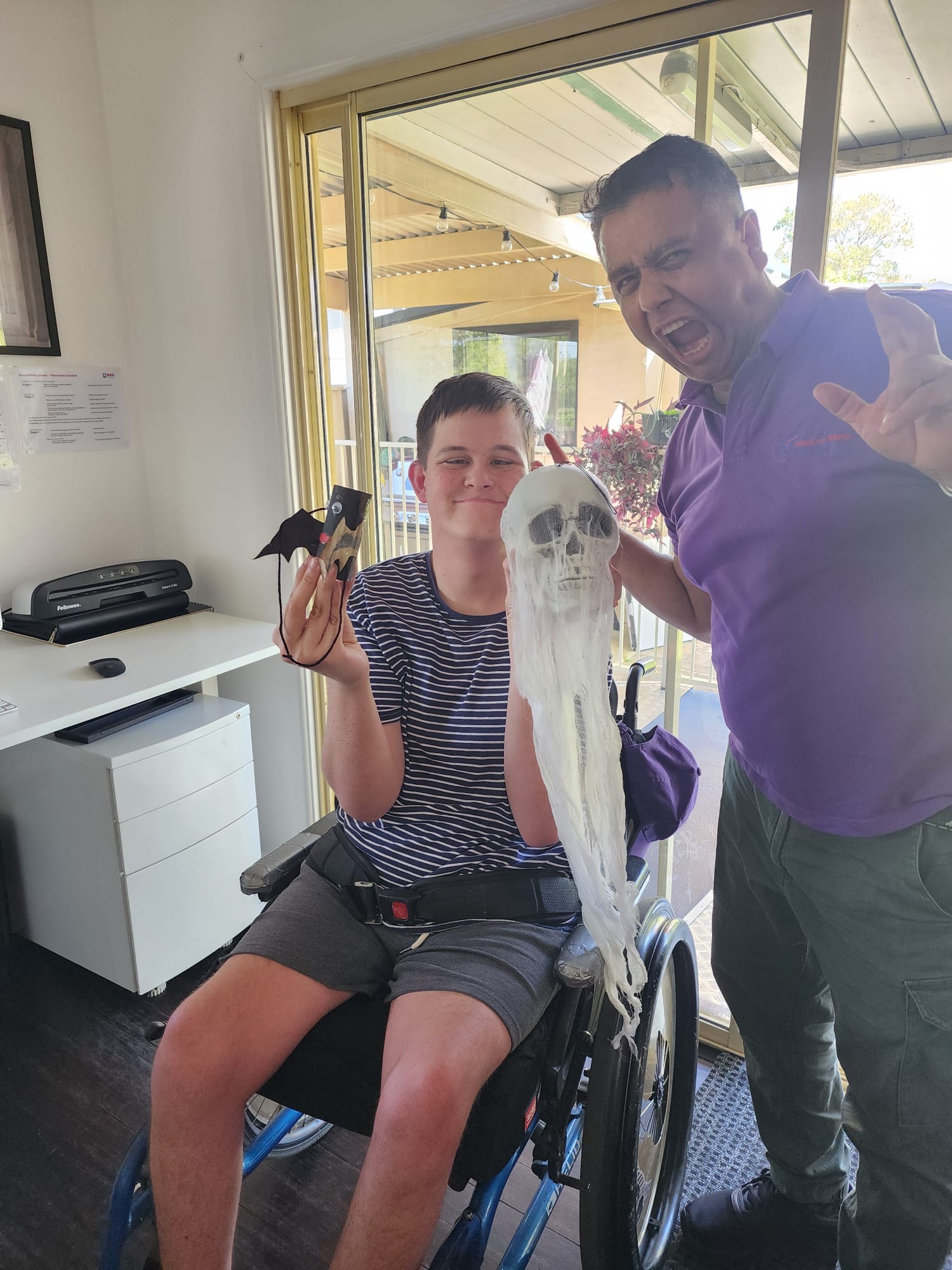 Decorate for Halloween Party, Angels On Wheels