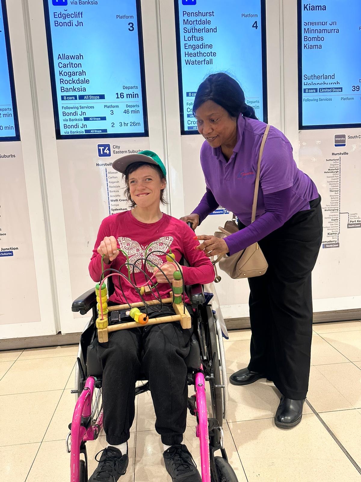 Train Trip, Angels On Wheels