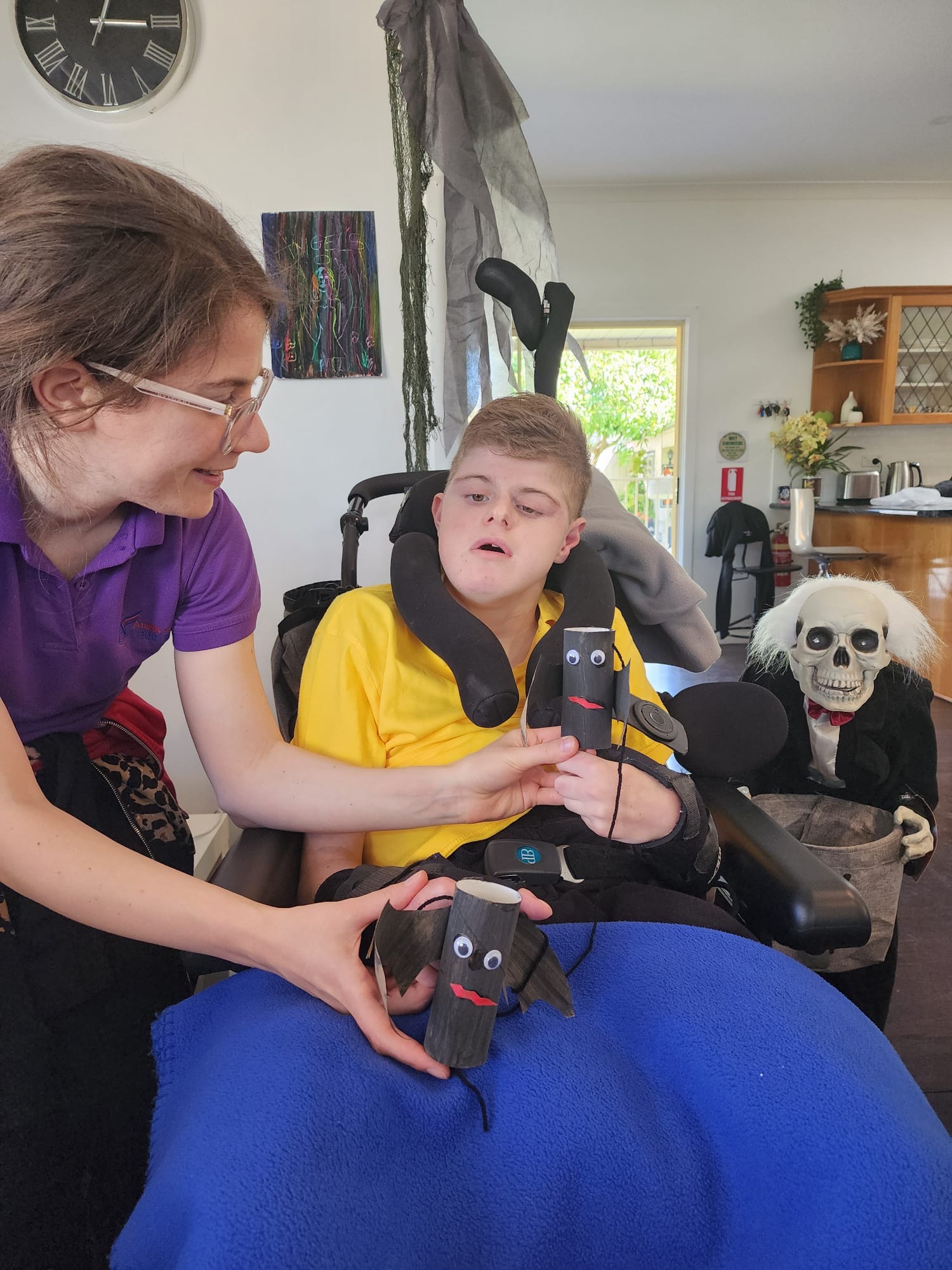Decorate for Halloween Party, Angels On Wheels