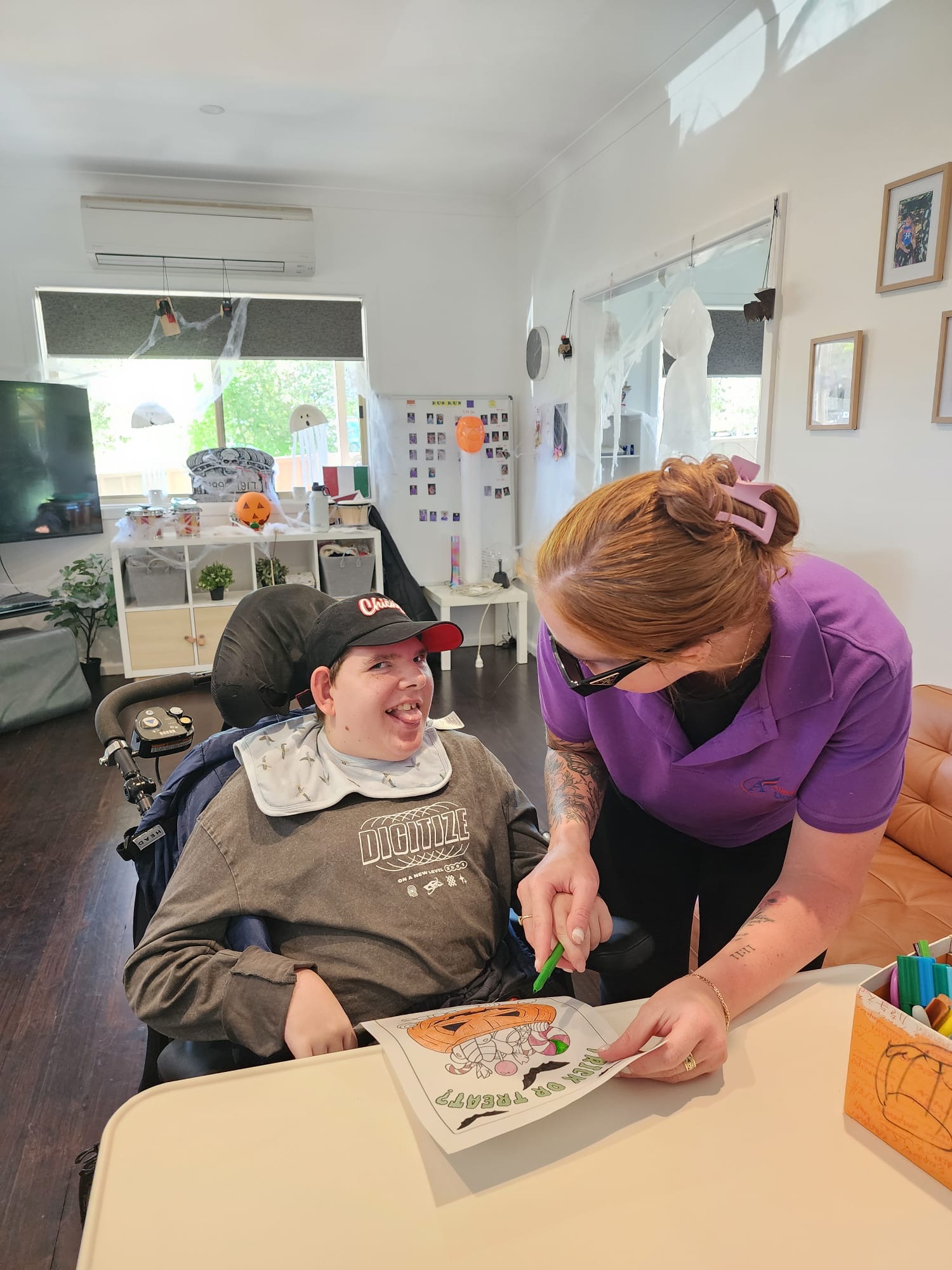 Decorate for Halloween Party, Angels On Wheels