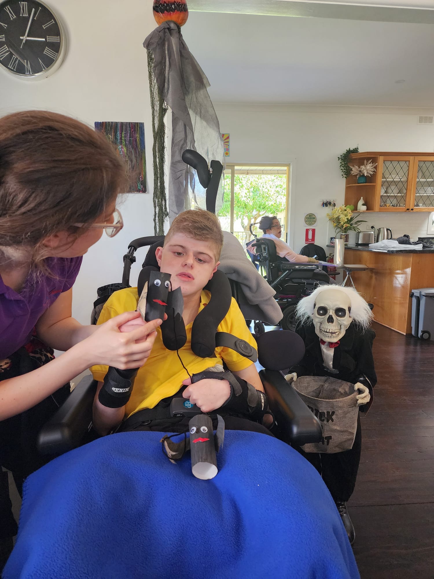 Decorate for Halloween Party, Angels On Wheels