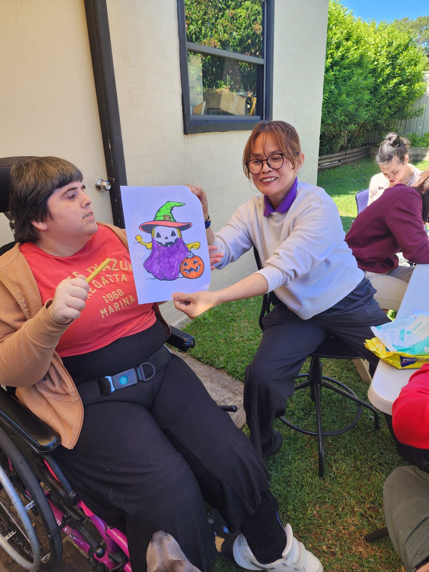 Decorate for Halloween Party, Angels On Wheels