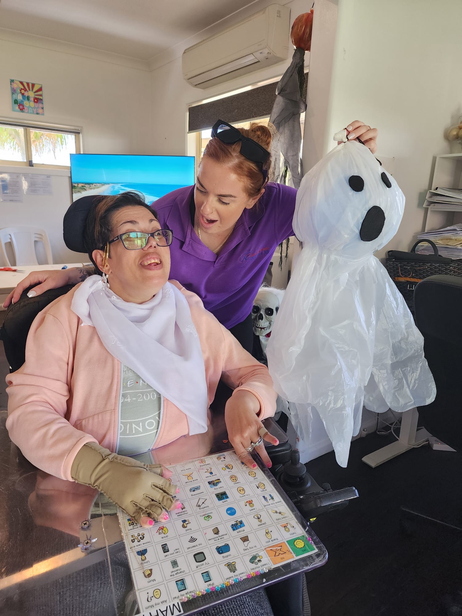 Decorate for Halloween Party, Angels On Wheels