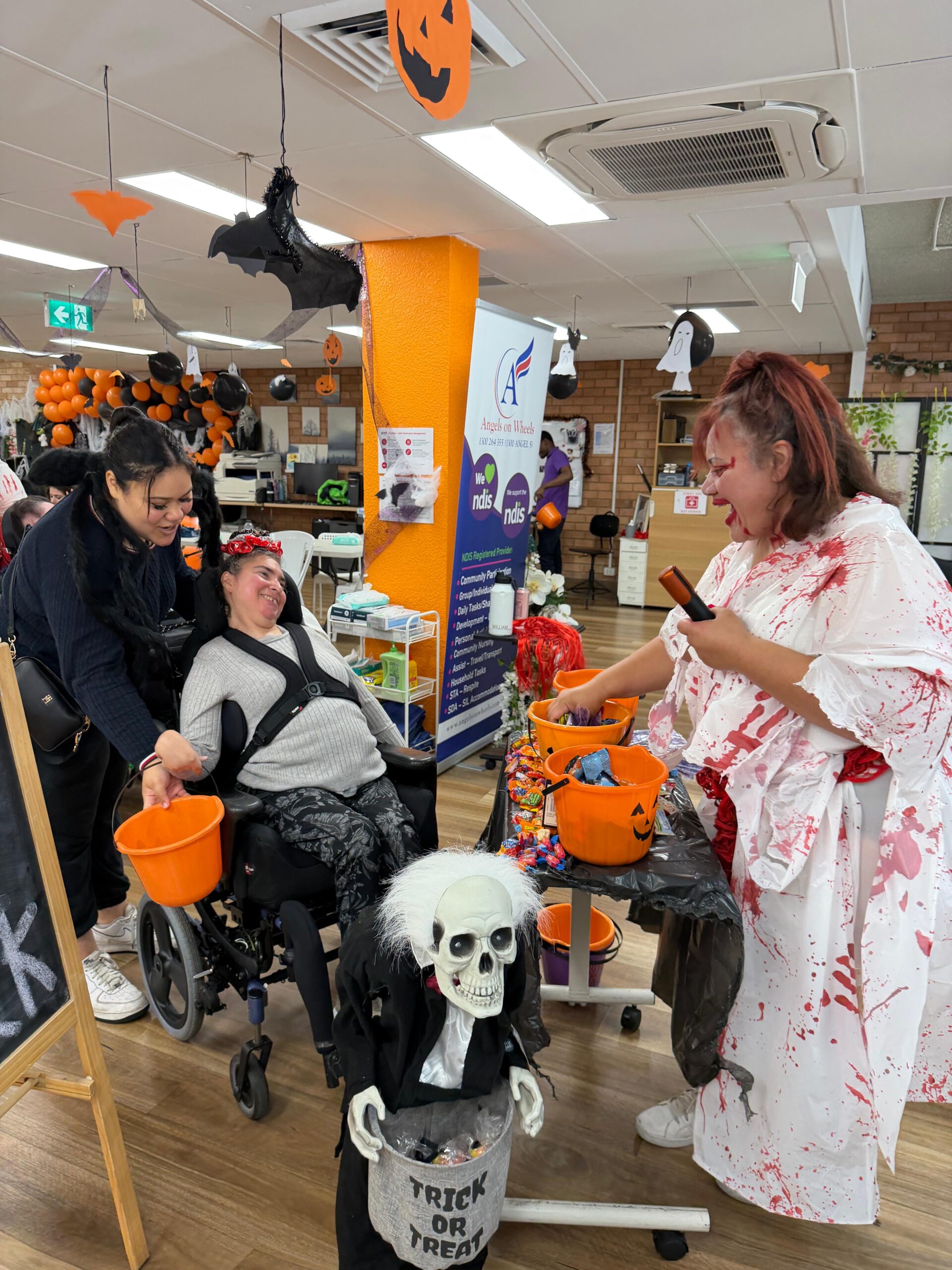 Halloween Party, Angels On Wheels