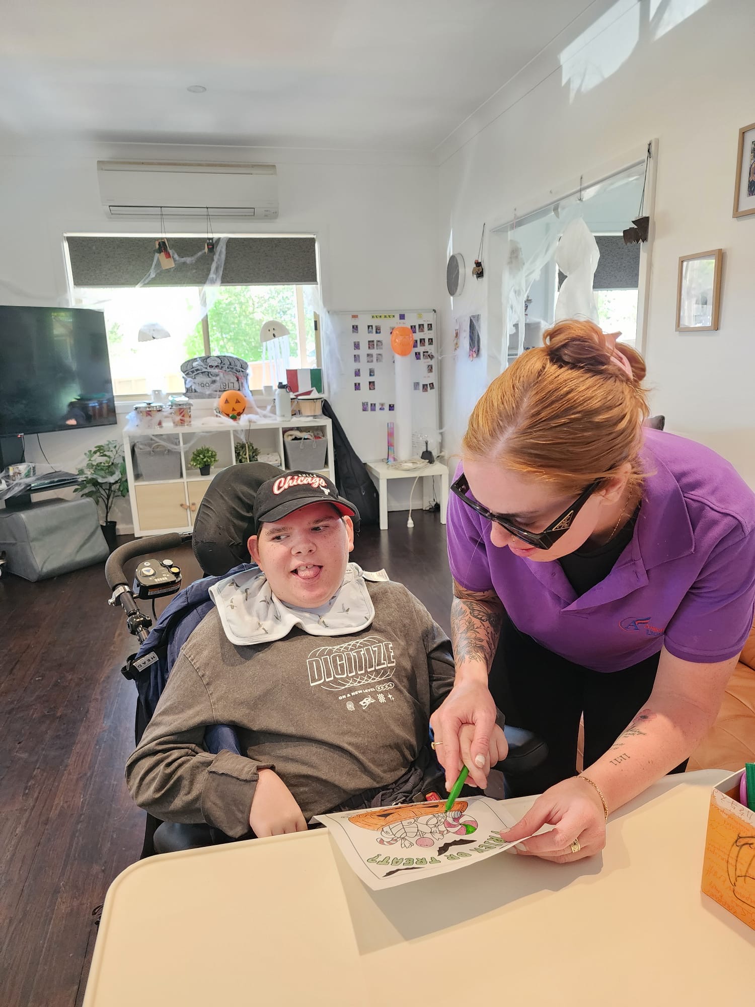 Decorate for Halloween Party, Angels On Wheels
