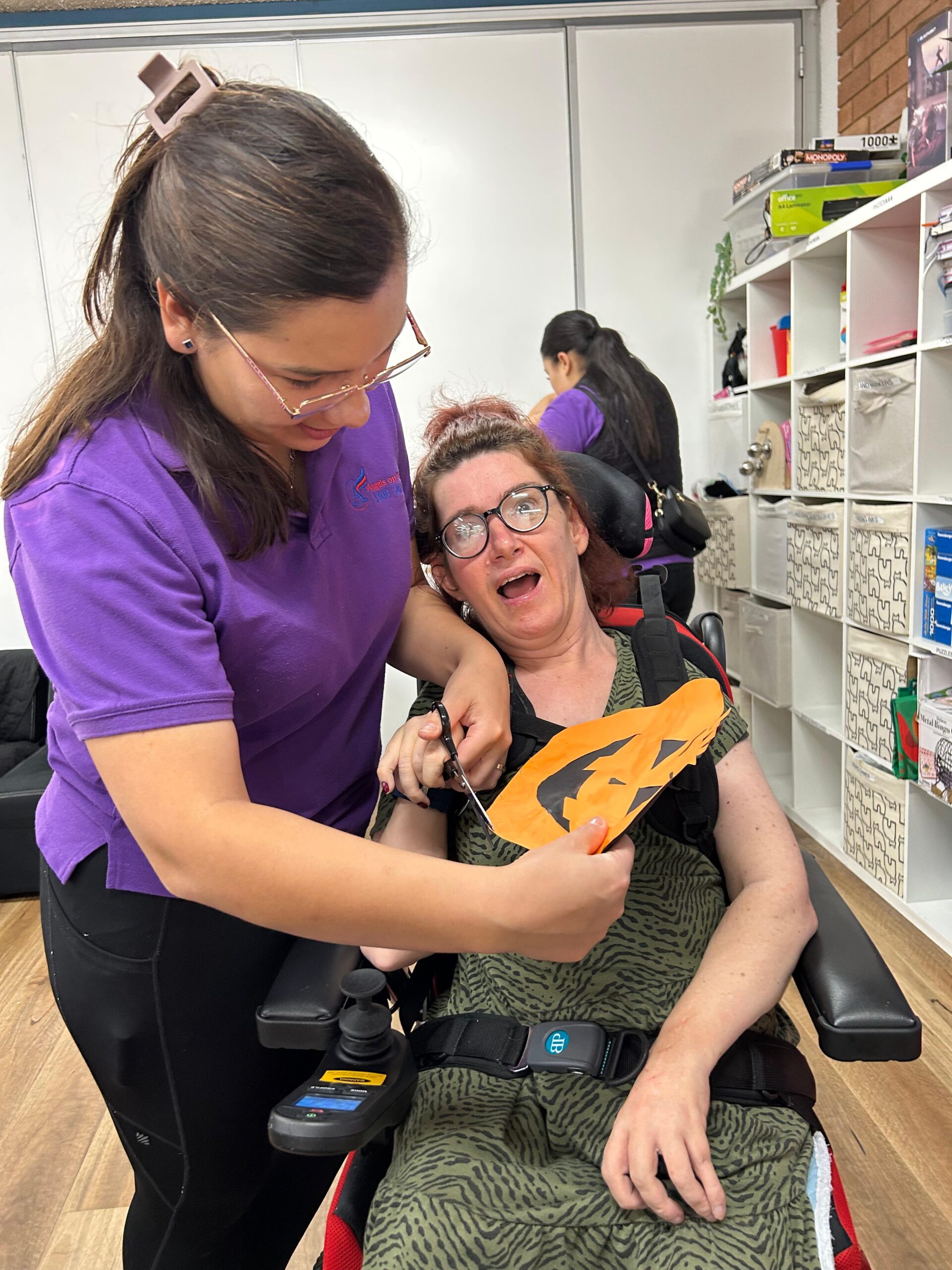 Decorate for Halloween Party, Angels On Wheels