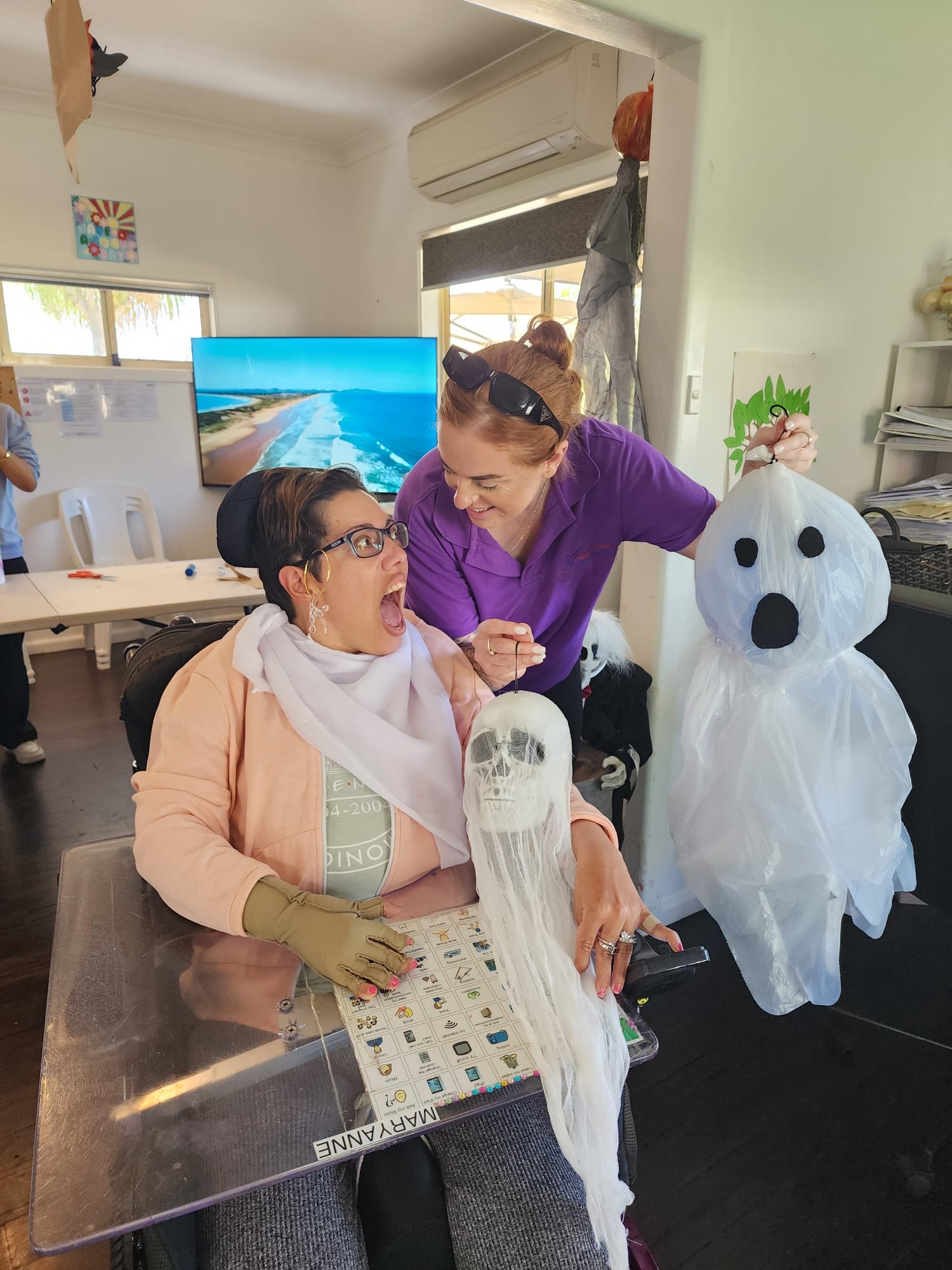 Decorate for Halloween Party, Angels On Wheels