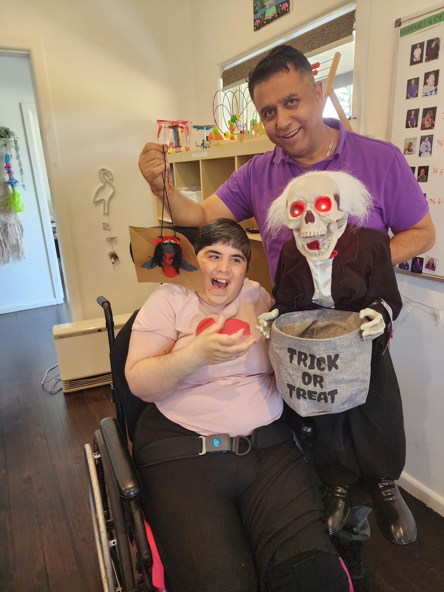 Decorate for Halloween Party, Angels On Wheels