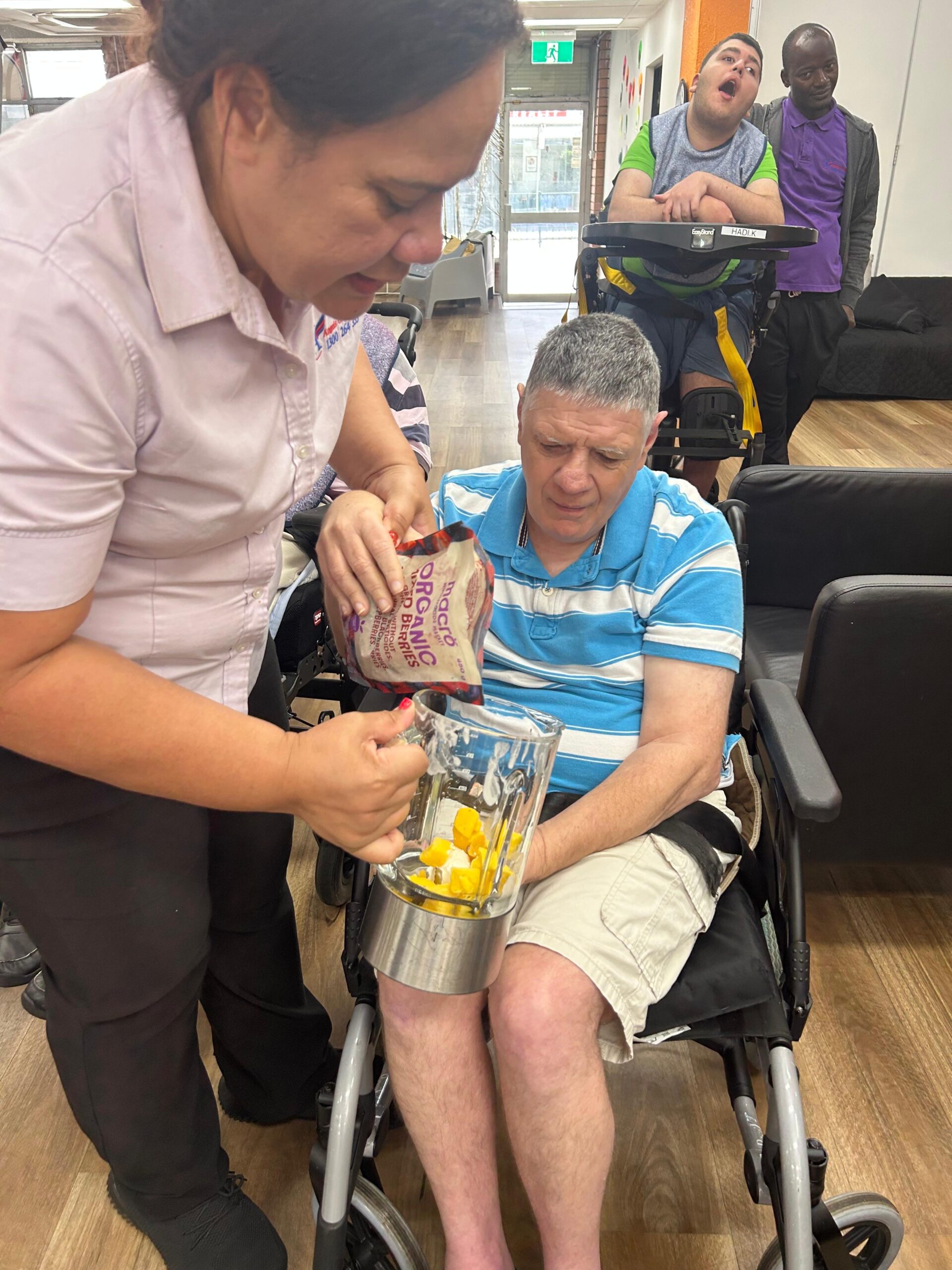 Smoothie Making, Angels On Wheels