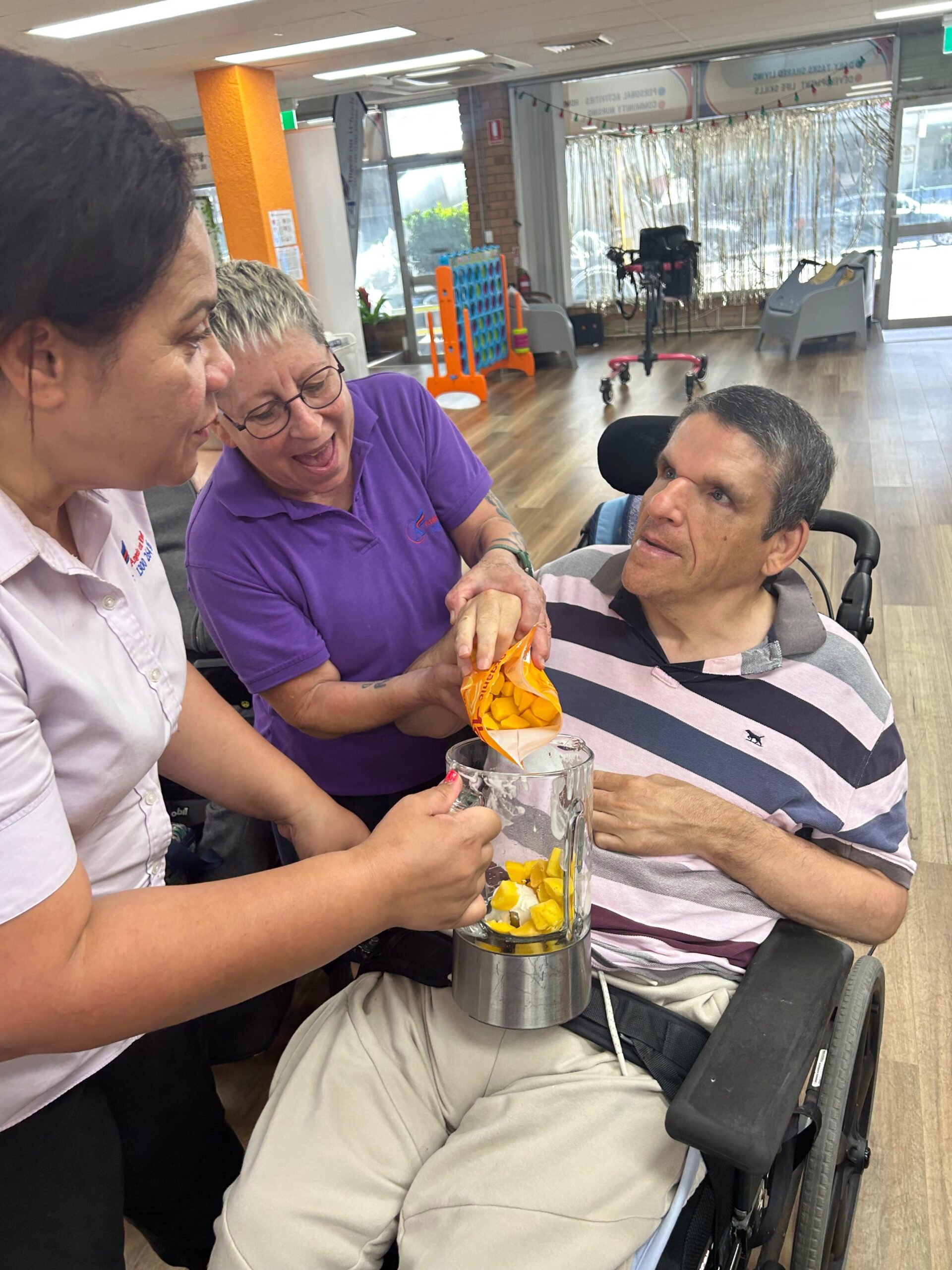 Smoothie Making, Angels On Wheels