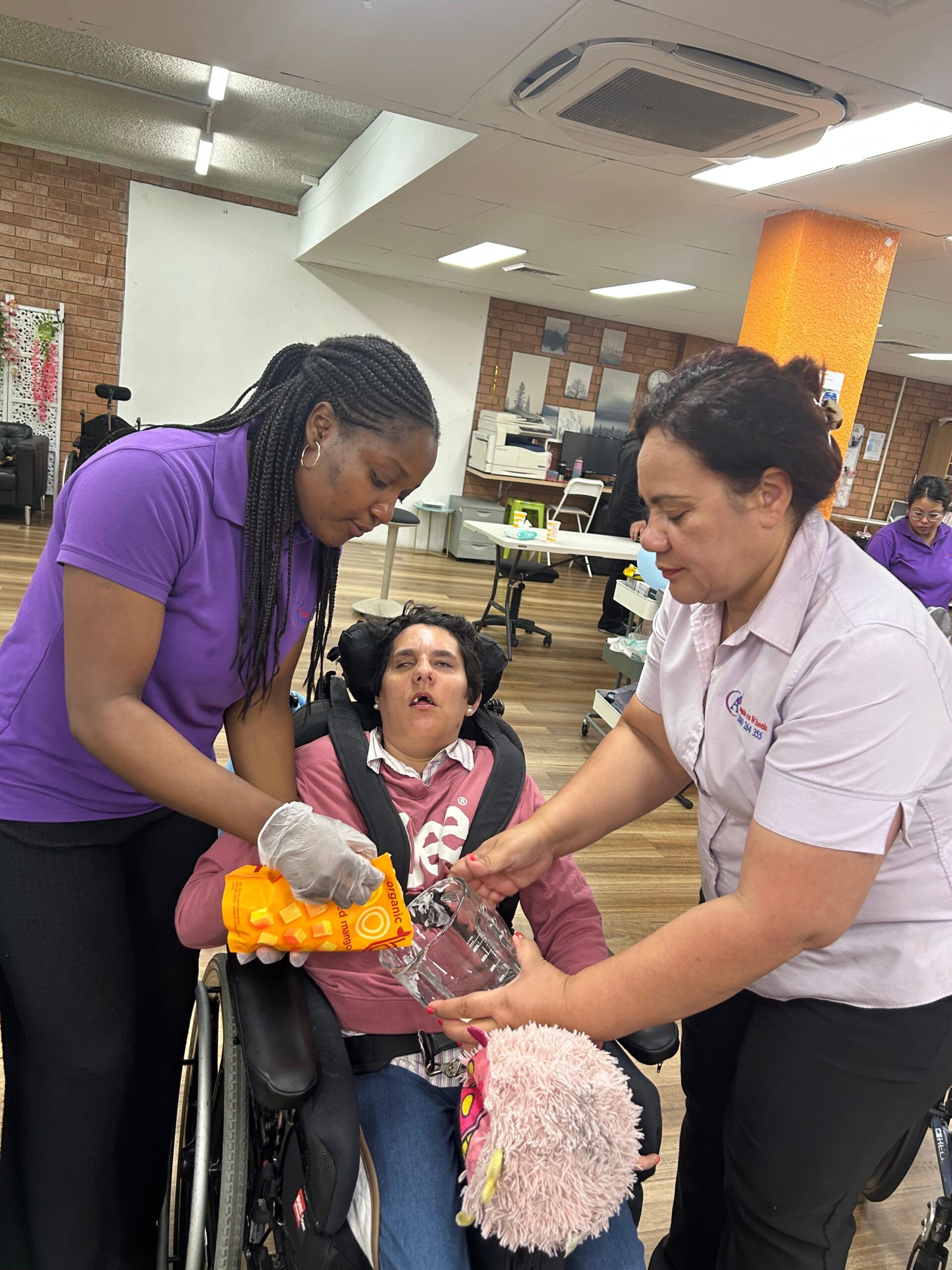 Smoothie Making, Angels On Wheels