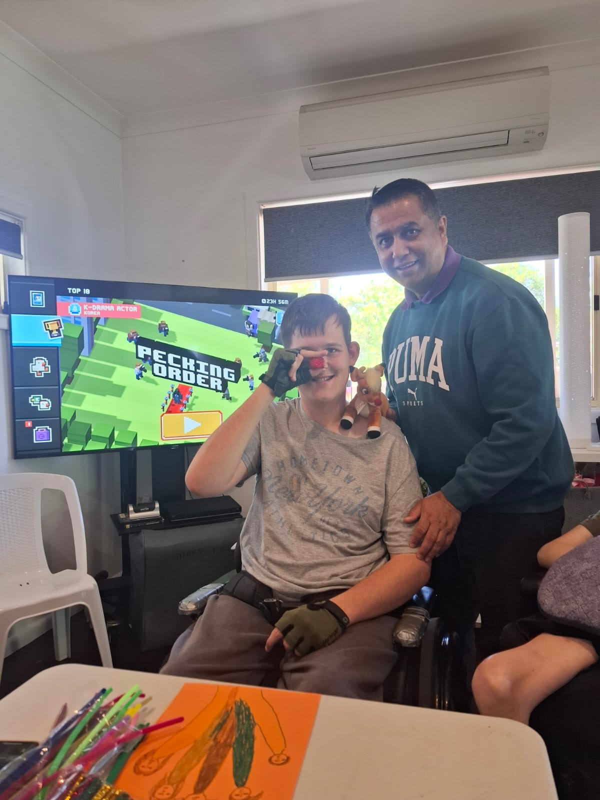 Decorating Centre for Christmas, Angels On Wheels