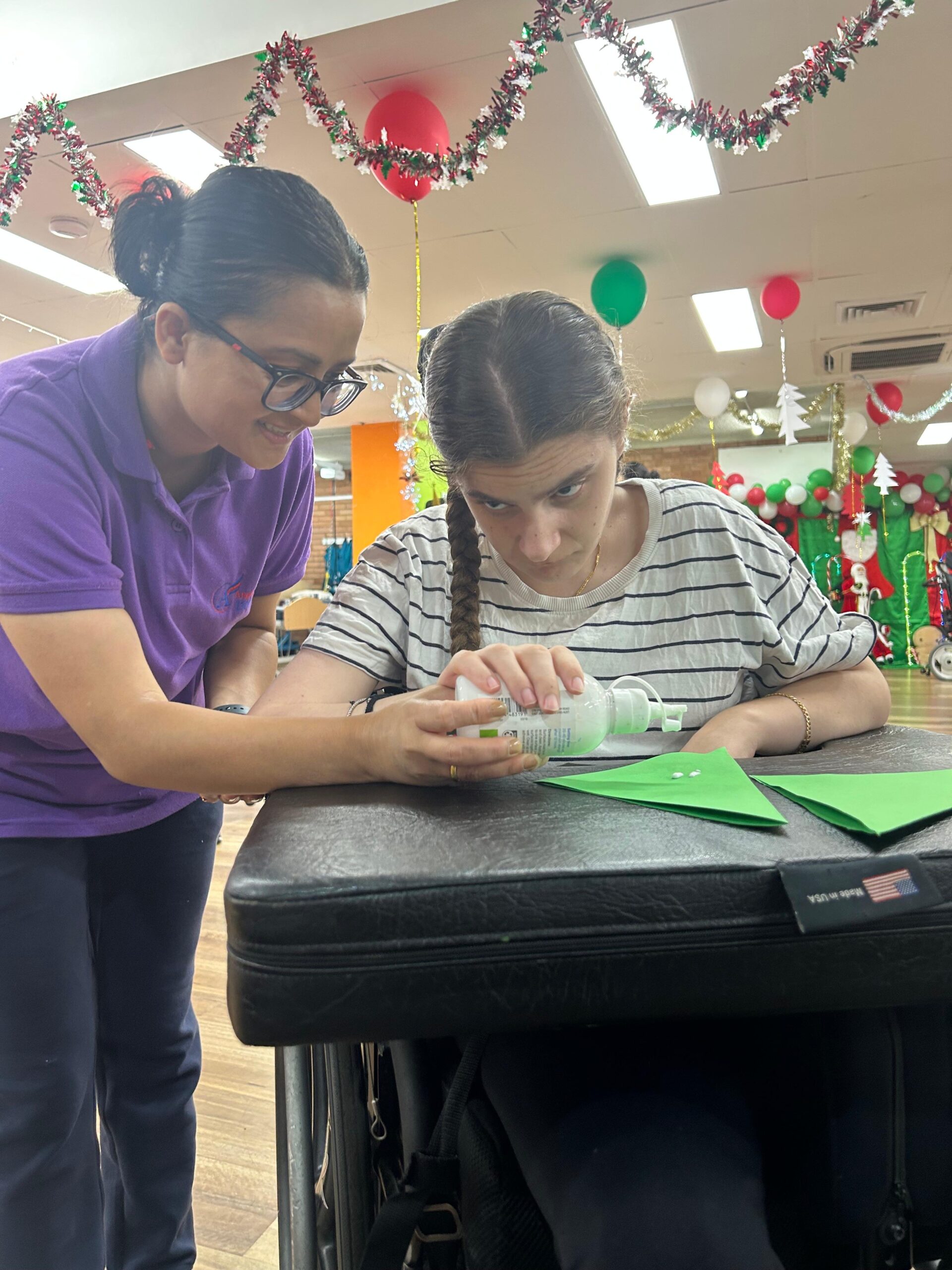 Decorating Centre for Christmas, Angels On Wheels