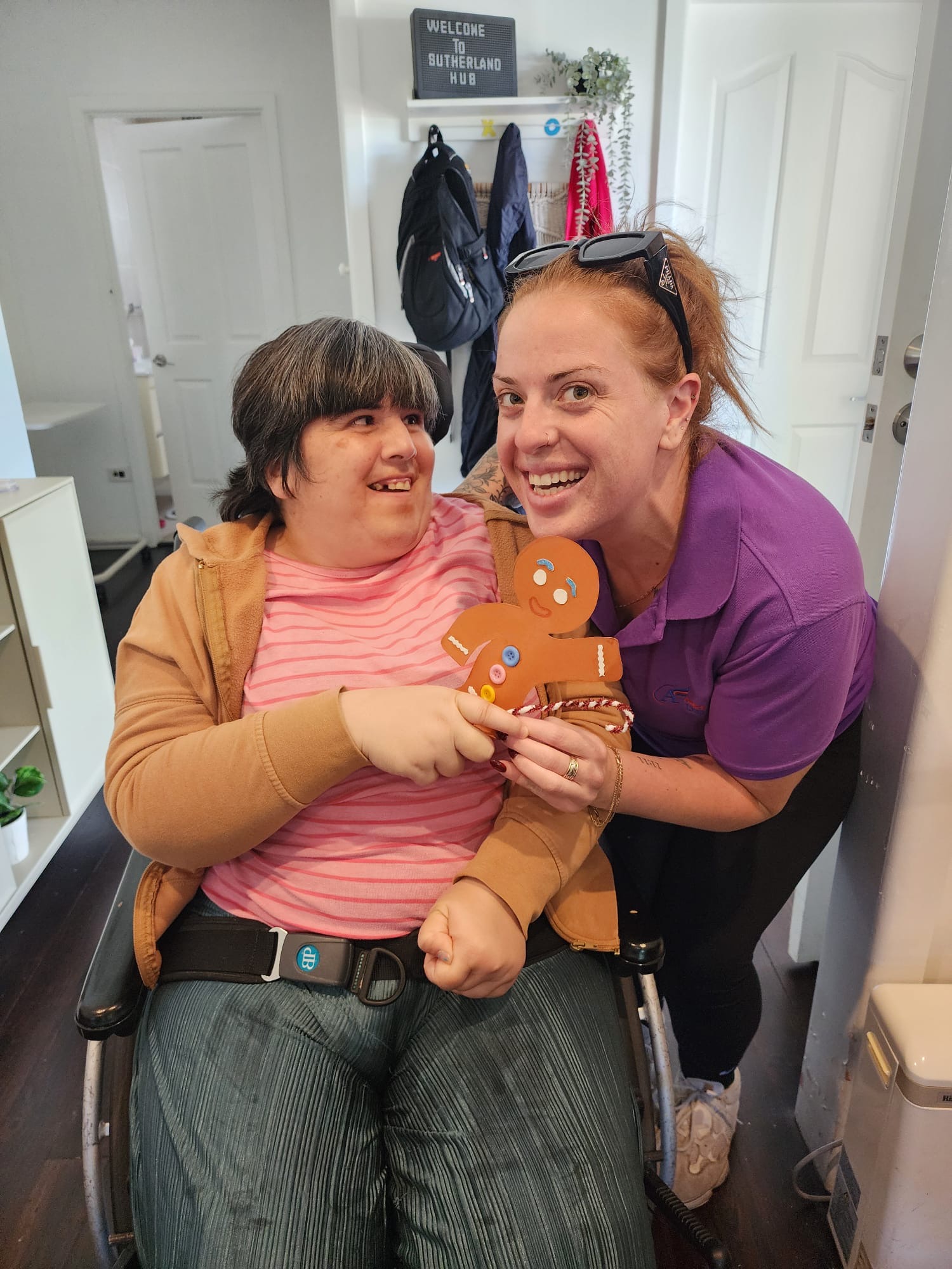 Decorating Centre for Christmas, Angels On Wheels