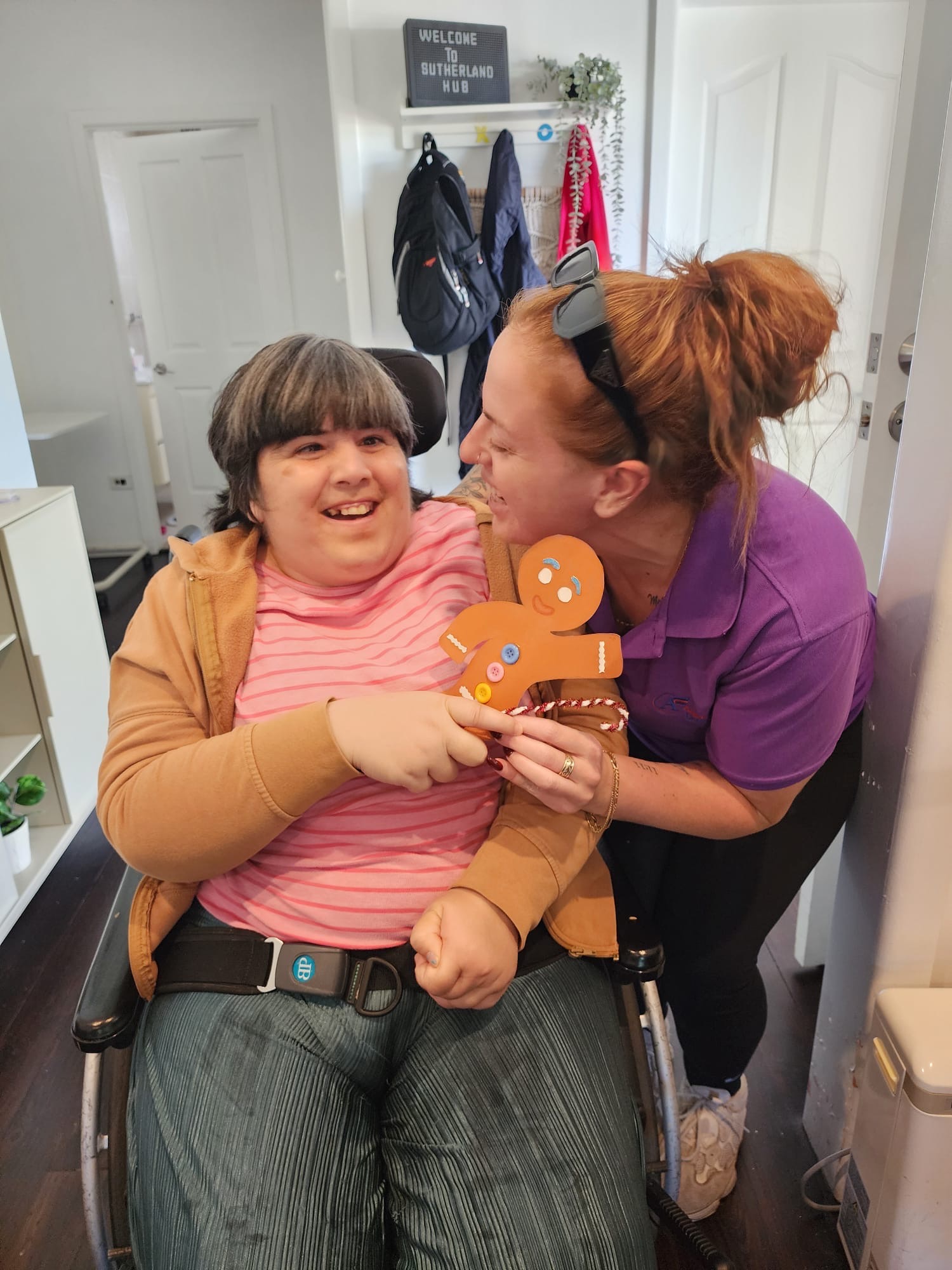 Decorating Centre for Christmas, Angels On Wheels