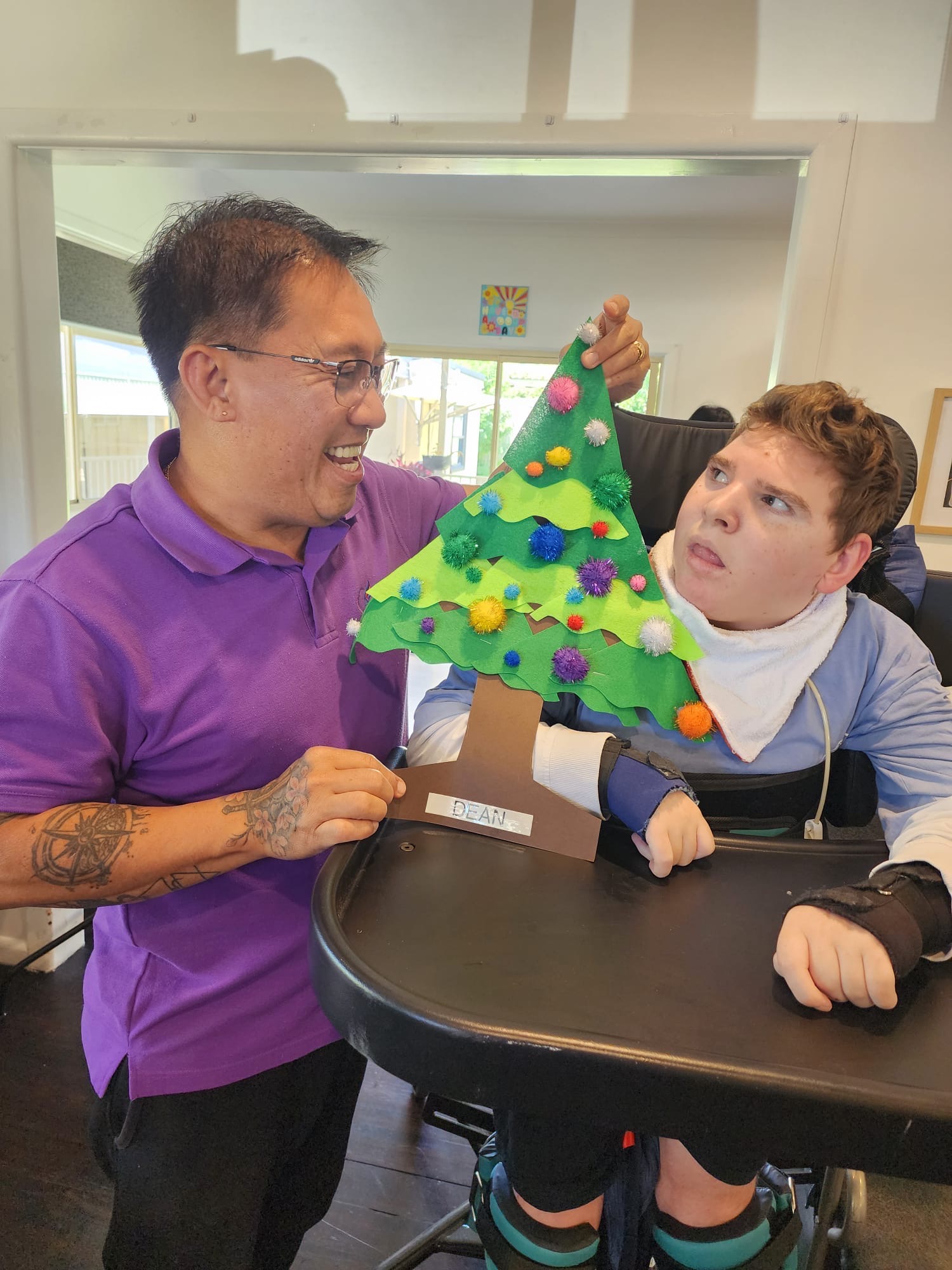 Decorating Centre for Christmas, Angels On Wheels