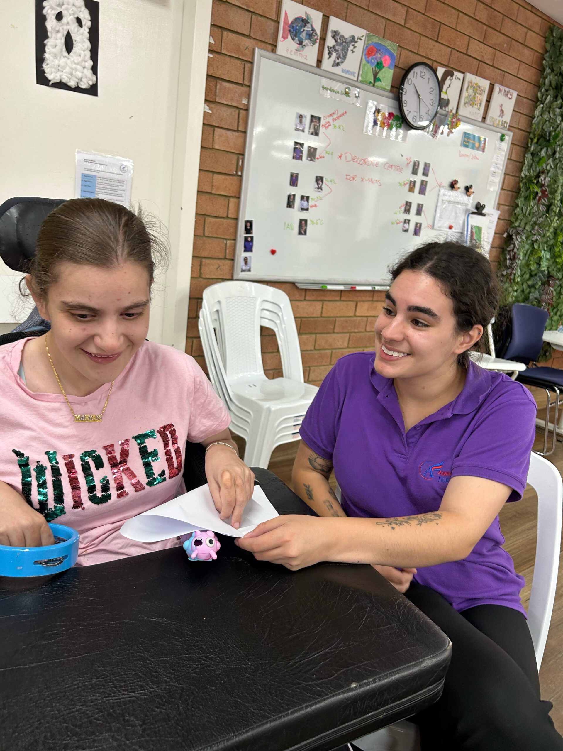 Decorating Centre for Christmas, Angels On Wheels