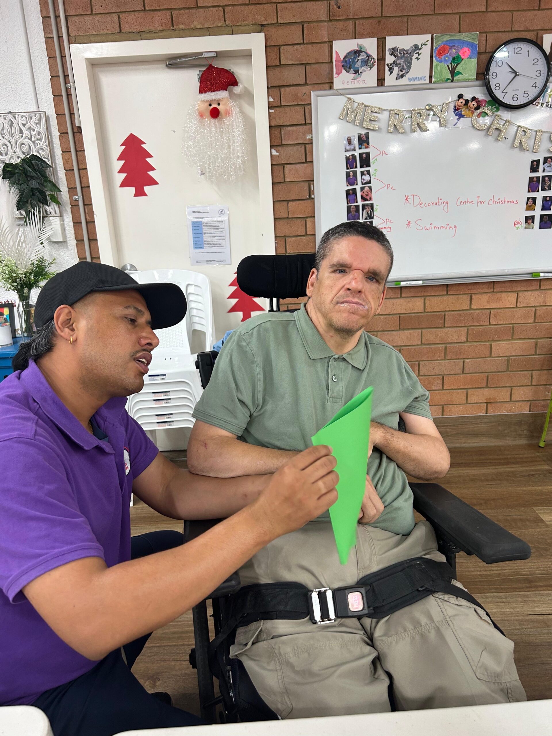 Decorating Centre for Christmas, Angels On Wheels