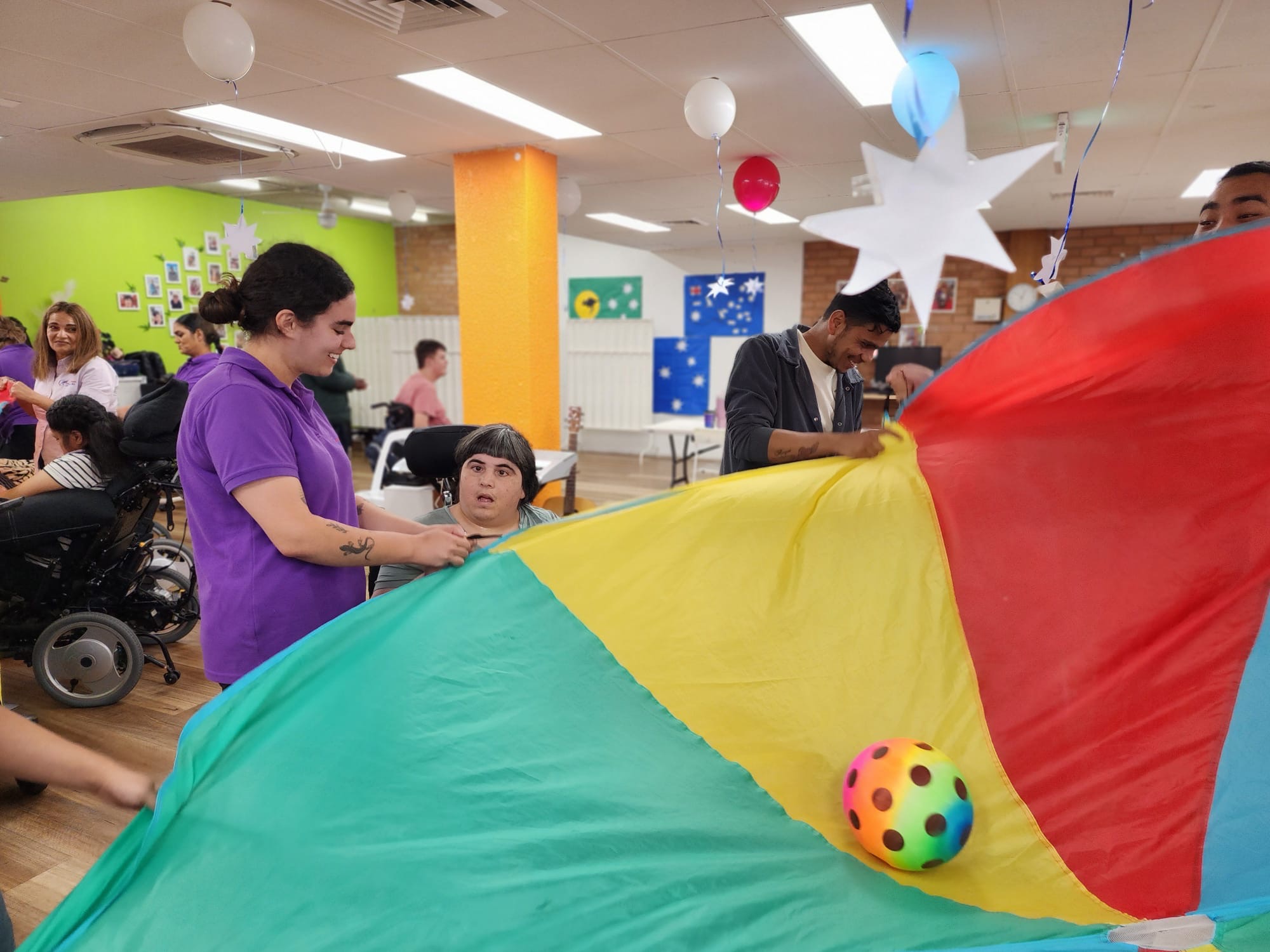 Parachute Game, Angels On Wheels