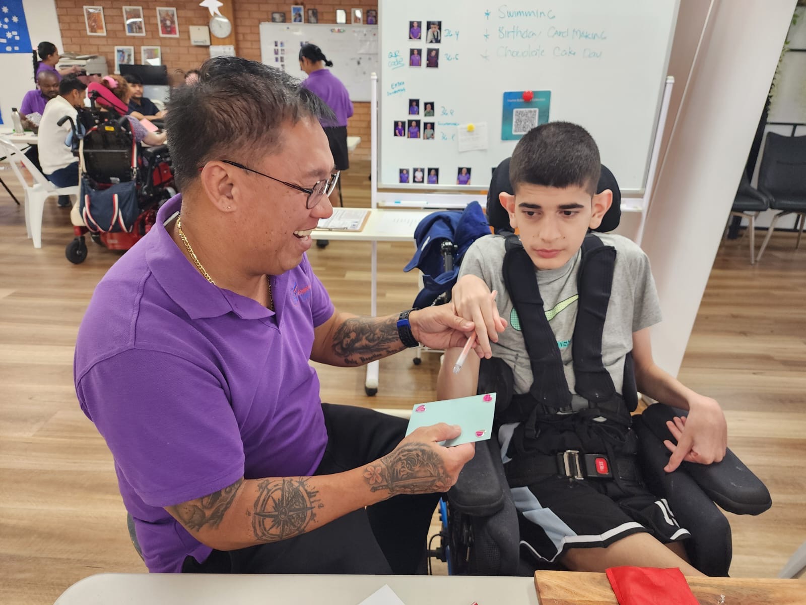 Birthday Card Making, Angels On Wheels