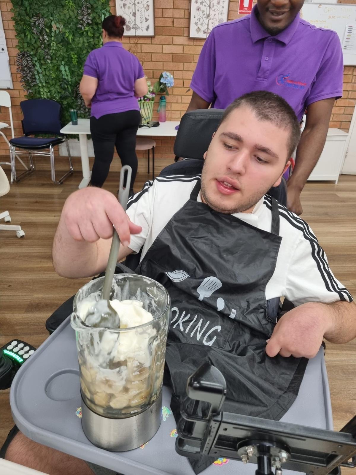 Smoothie Making, Angels On Wheels