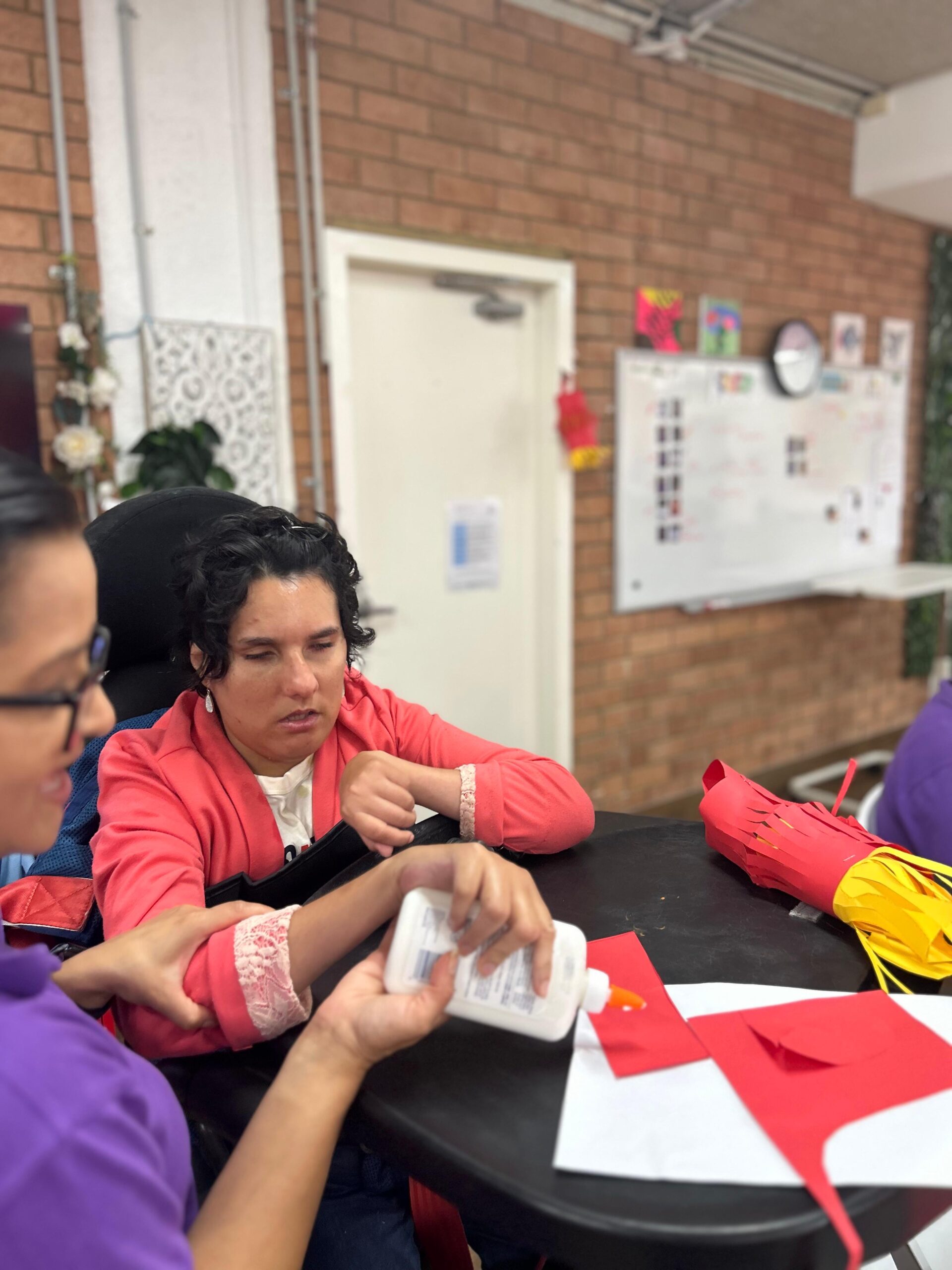 Chinese Lantern and Flower Making, Angels On Wheels