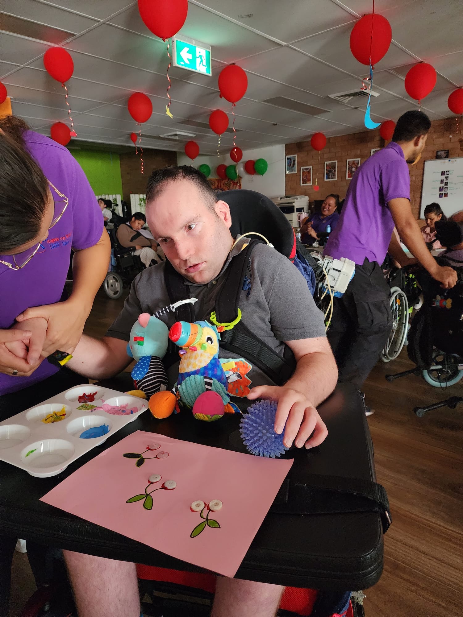 Button Art, Angels On Wheels