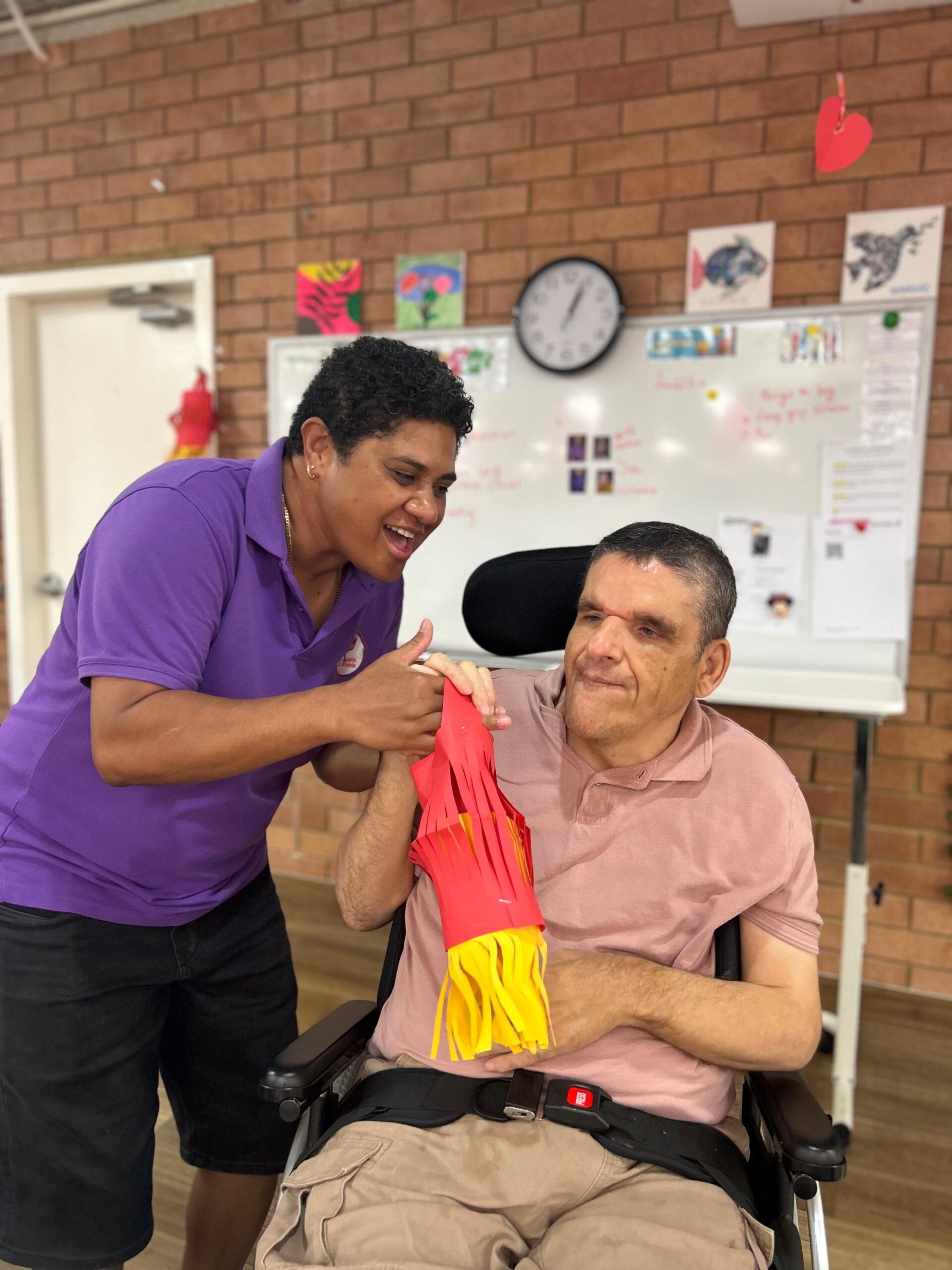 Chinese Lantern and Flower Making, Angels On Wheels