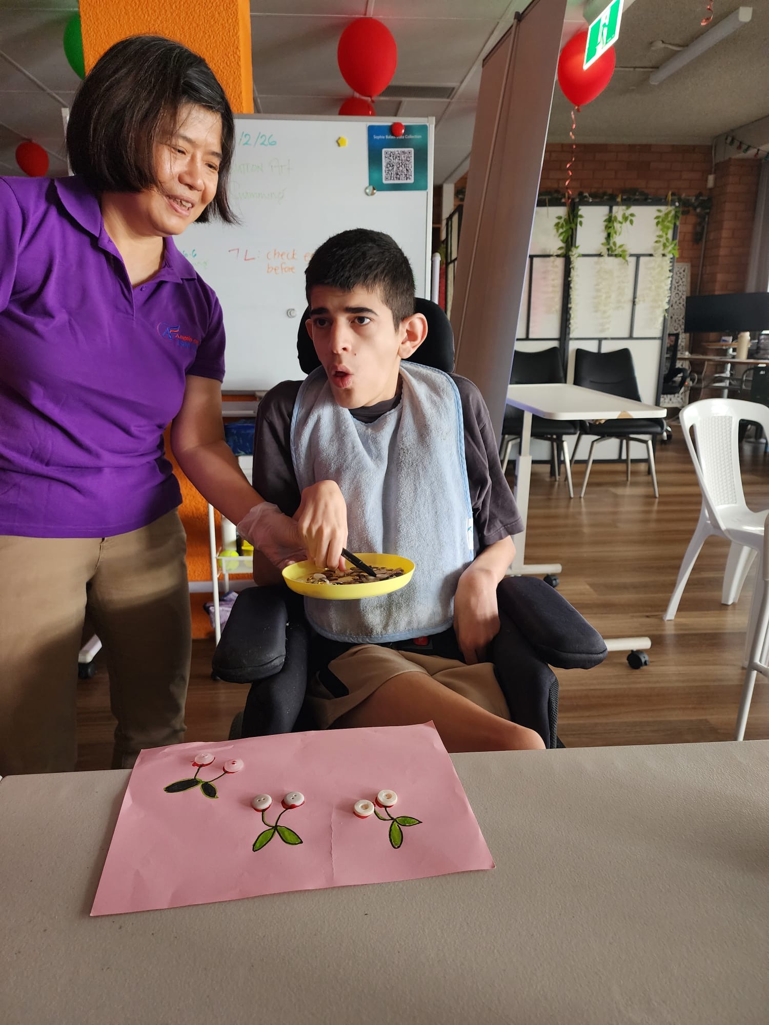 Button Art, Angels On Wheels