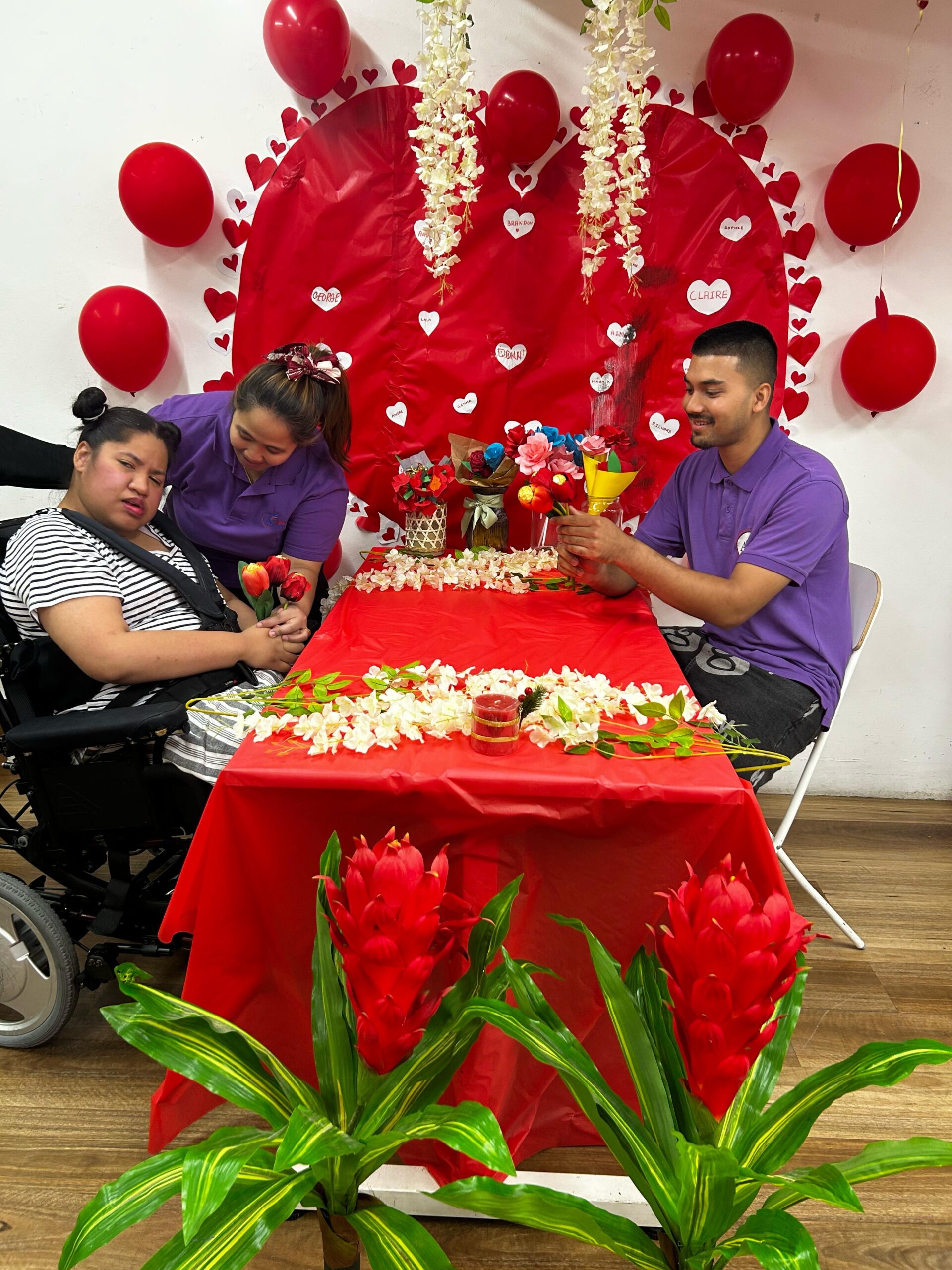 Celebrating Valentines Day, Angels On Wheels