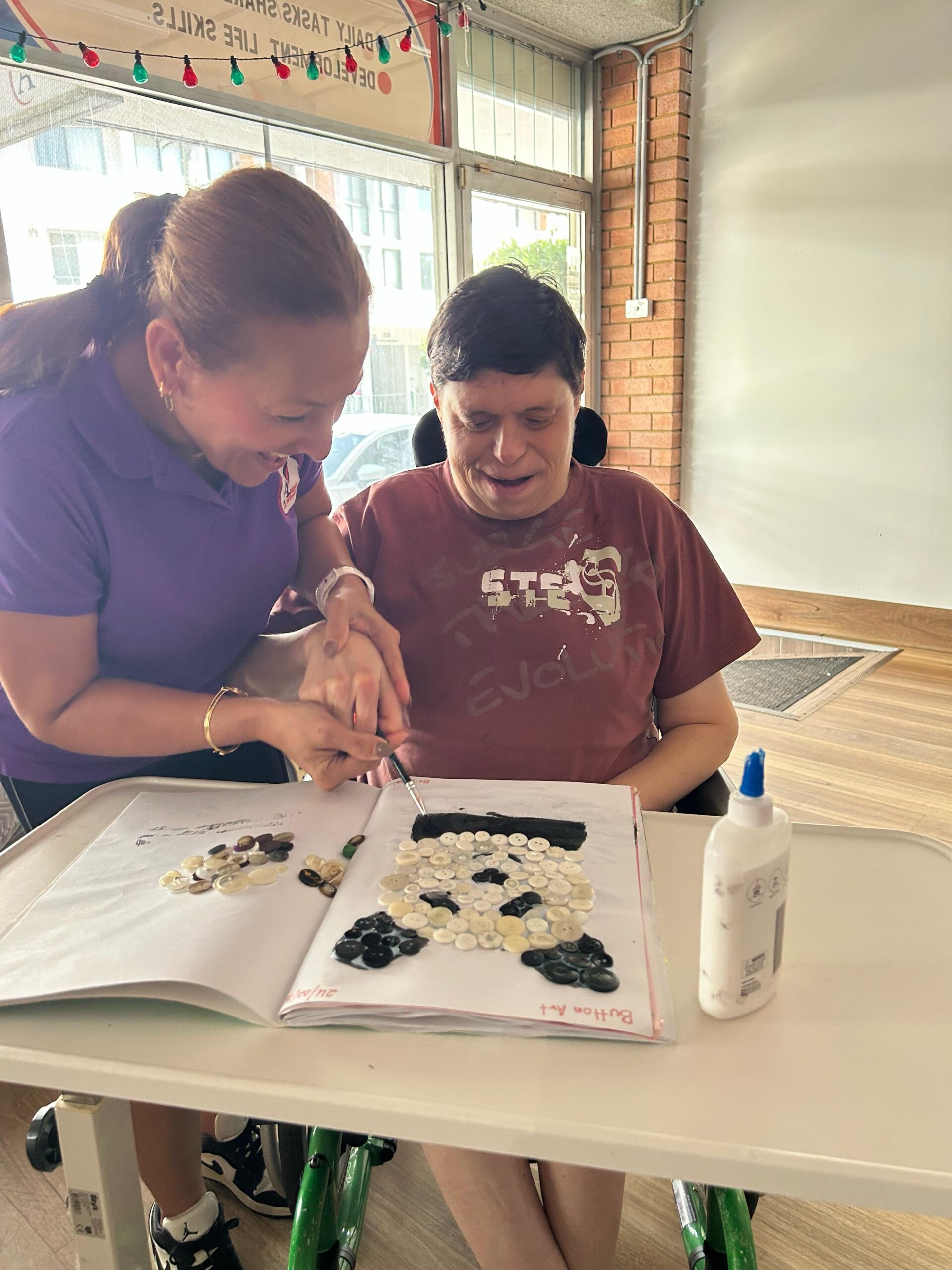 Button Art, Angels On Wheels