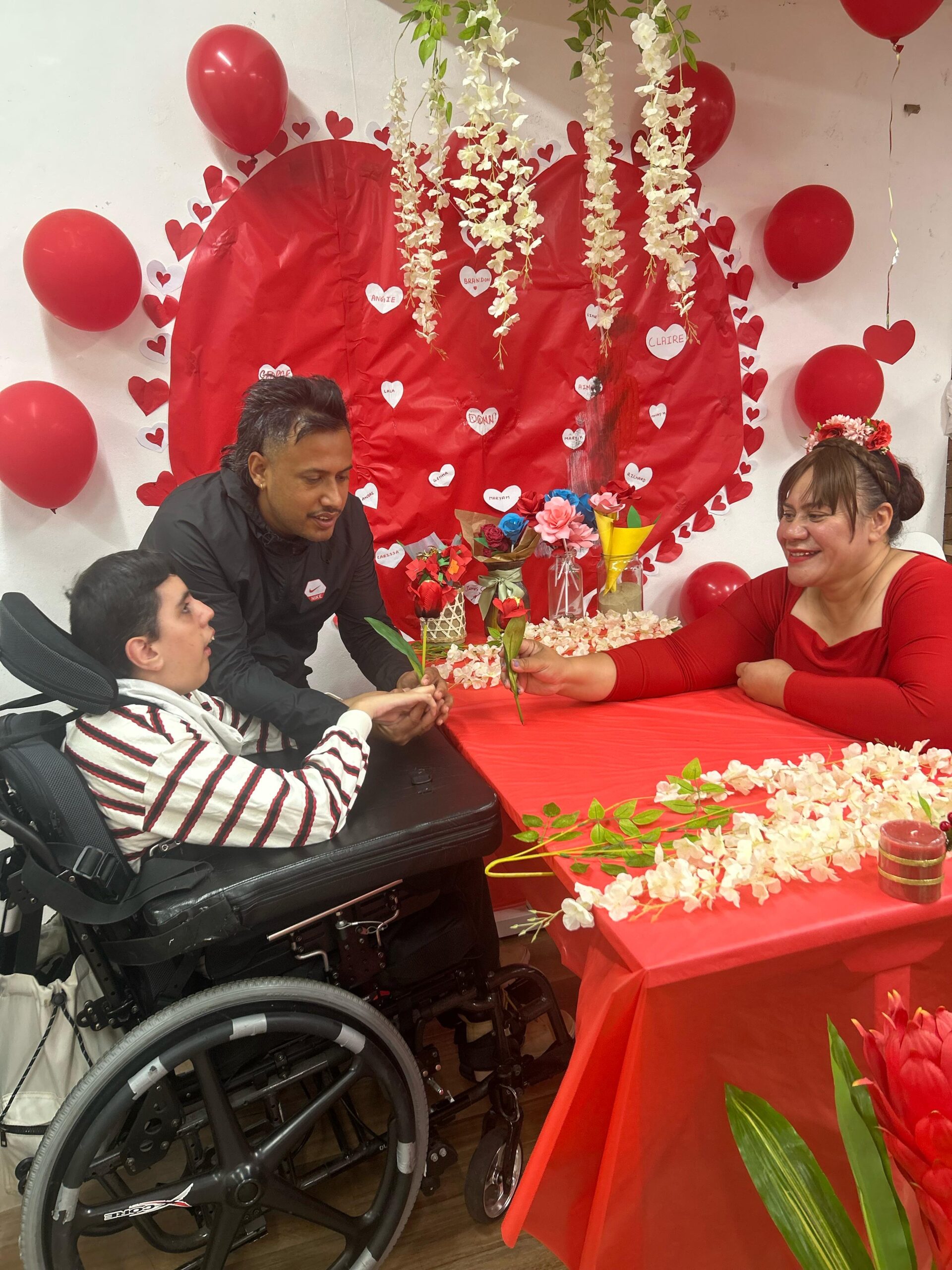 Celebrating Valentines Day, Angels On Wheels