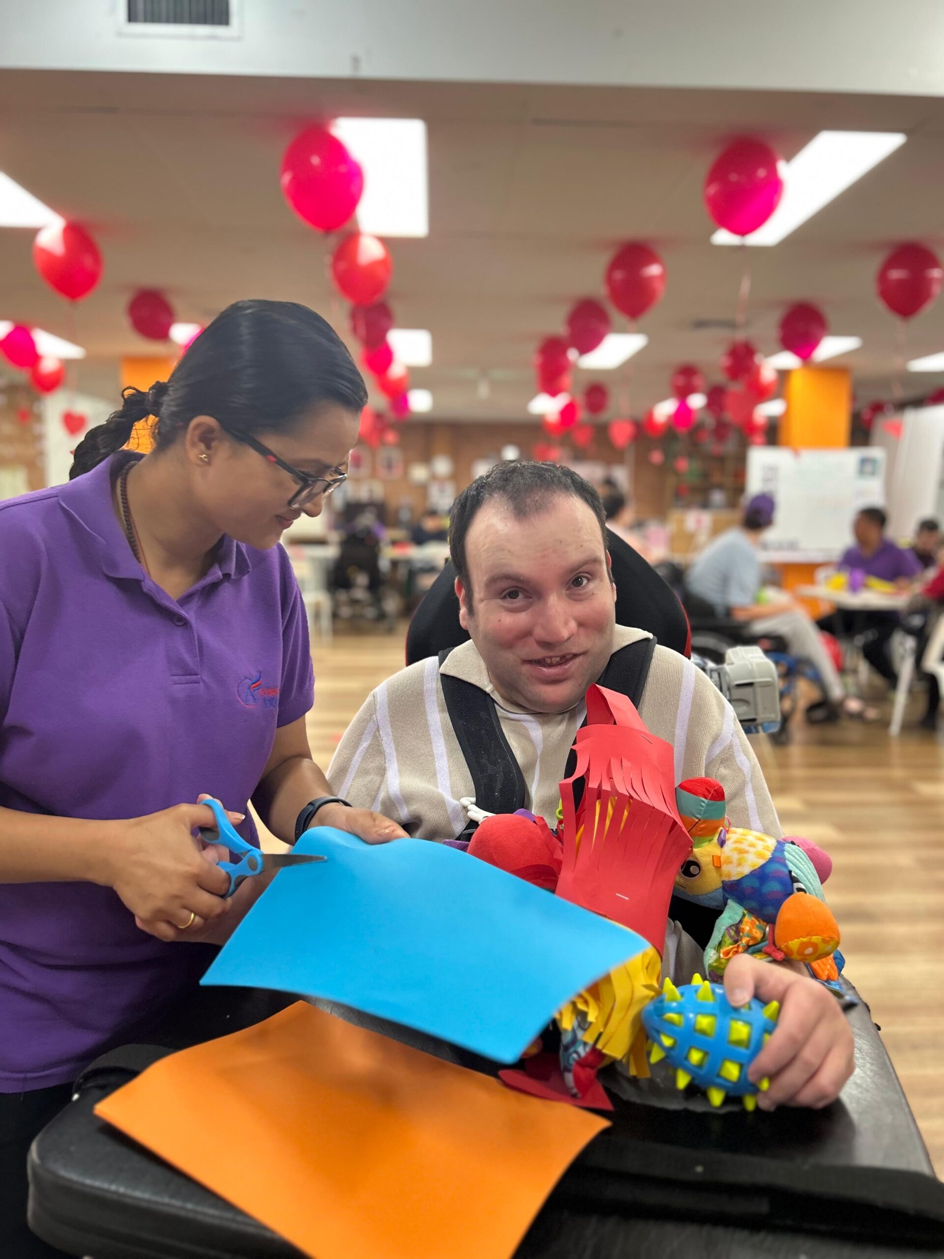 Chinese Lantern and Flower Making, Angels On Wheels