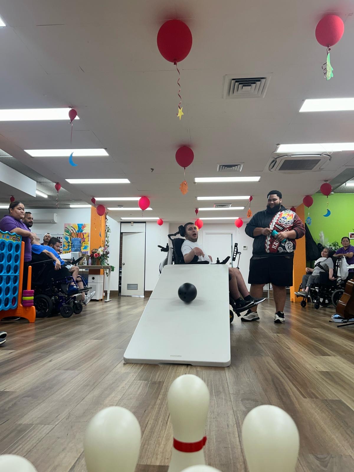 Indoor Bowling, Angels On Wheels